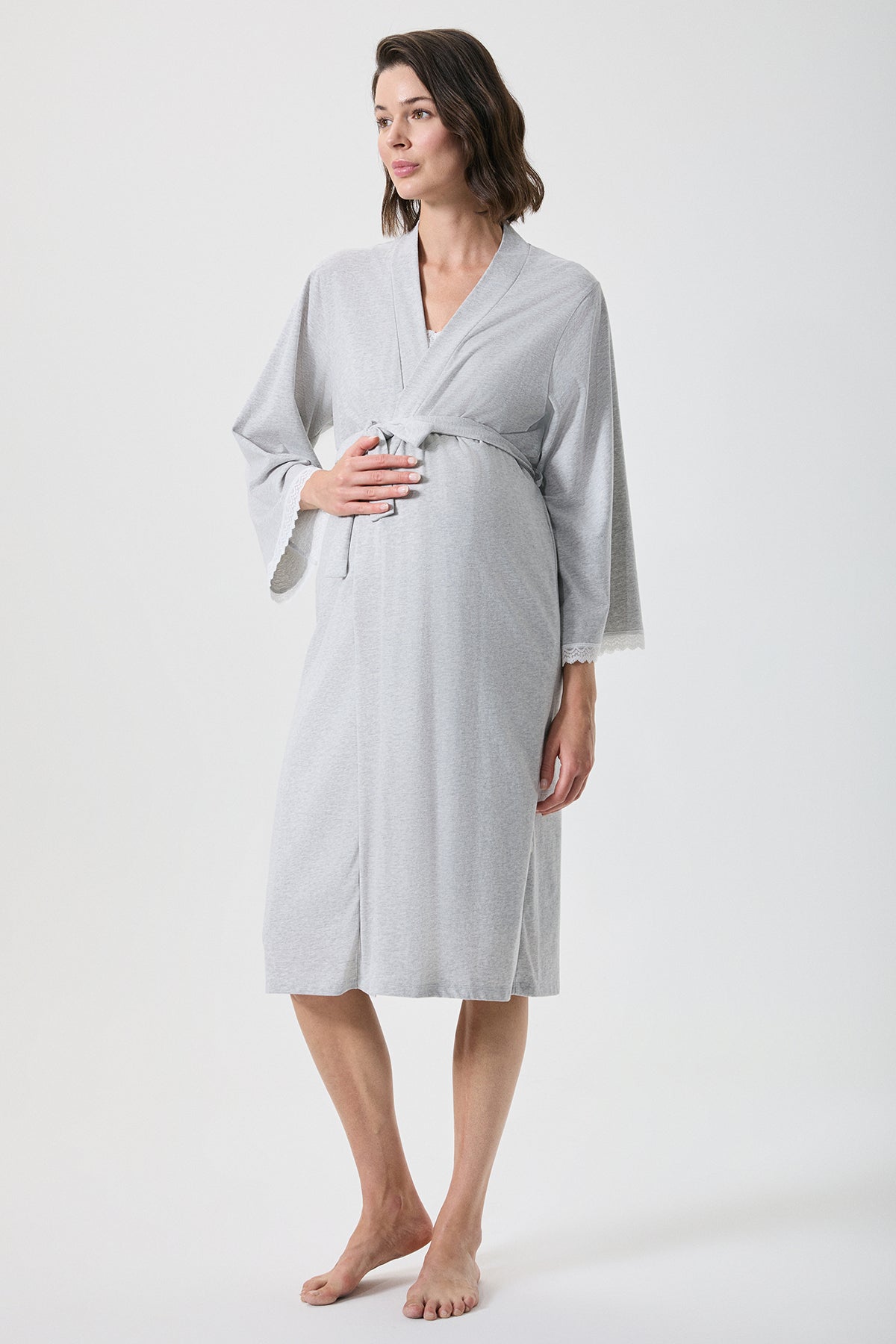 Nid de Nuit - Robe de chambre maternité - Cocon doux et maternité enveloppante