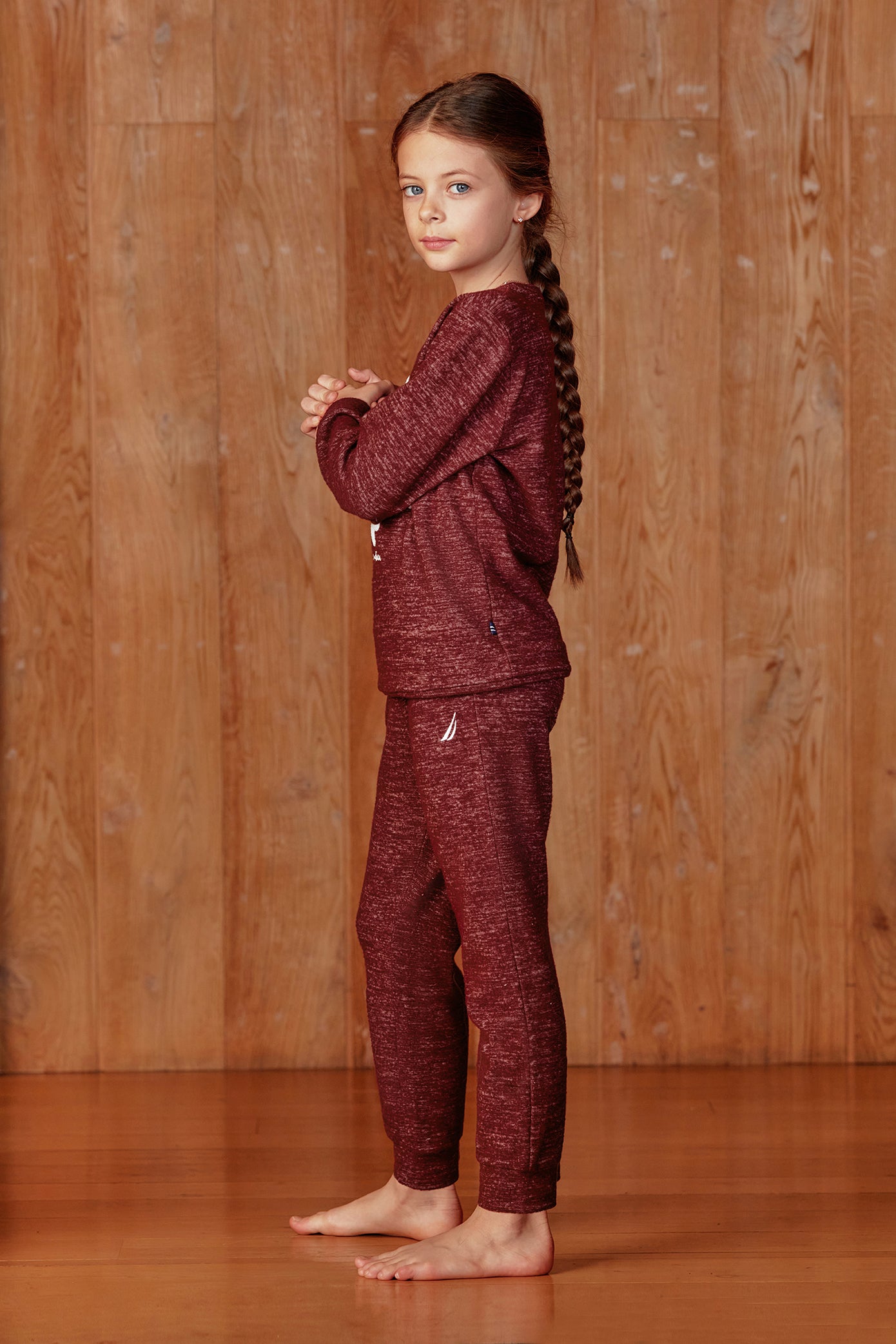 Pyjama fille Nautica bordeaux