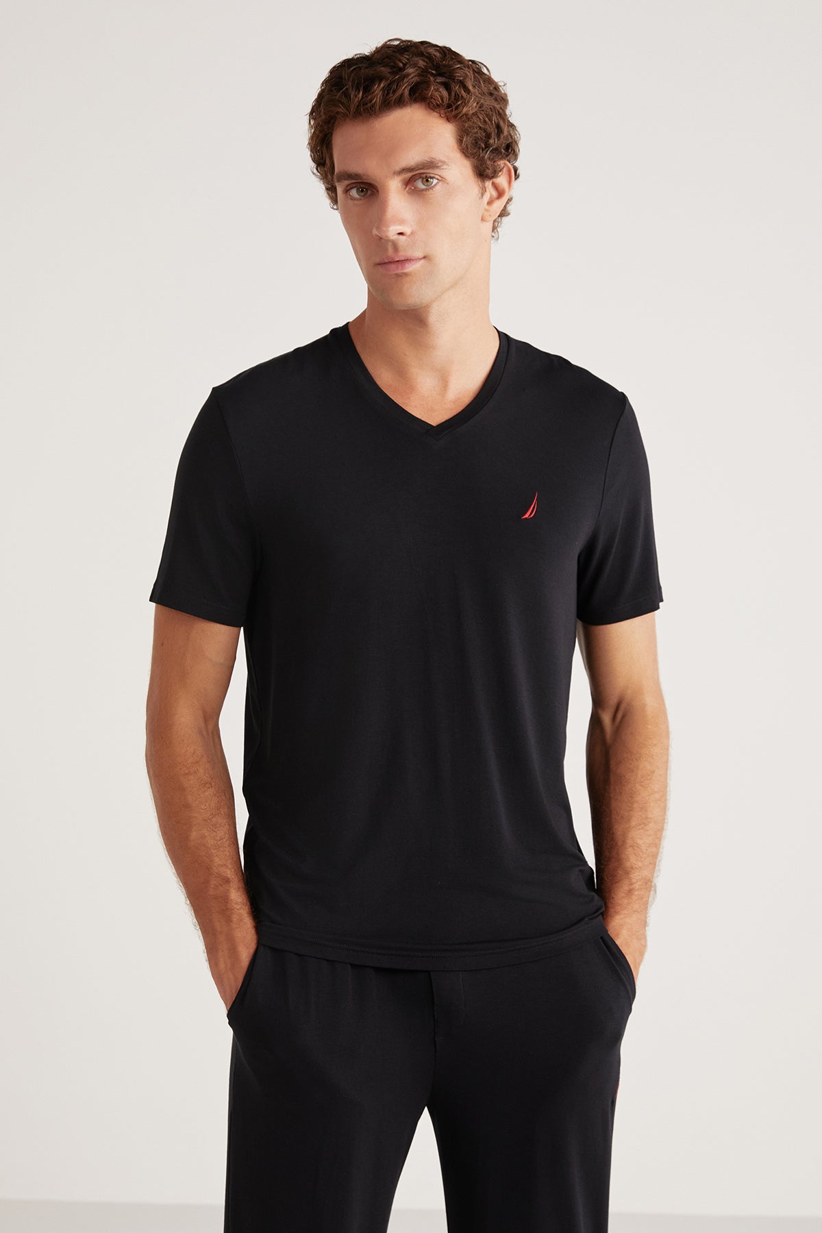 Pyjama homme noir uni