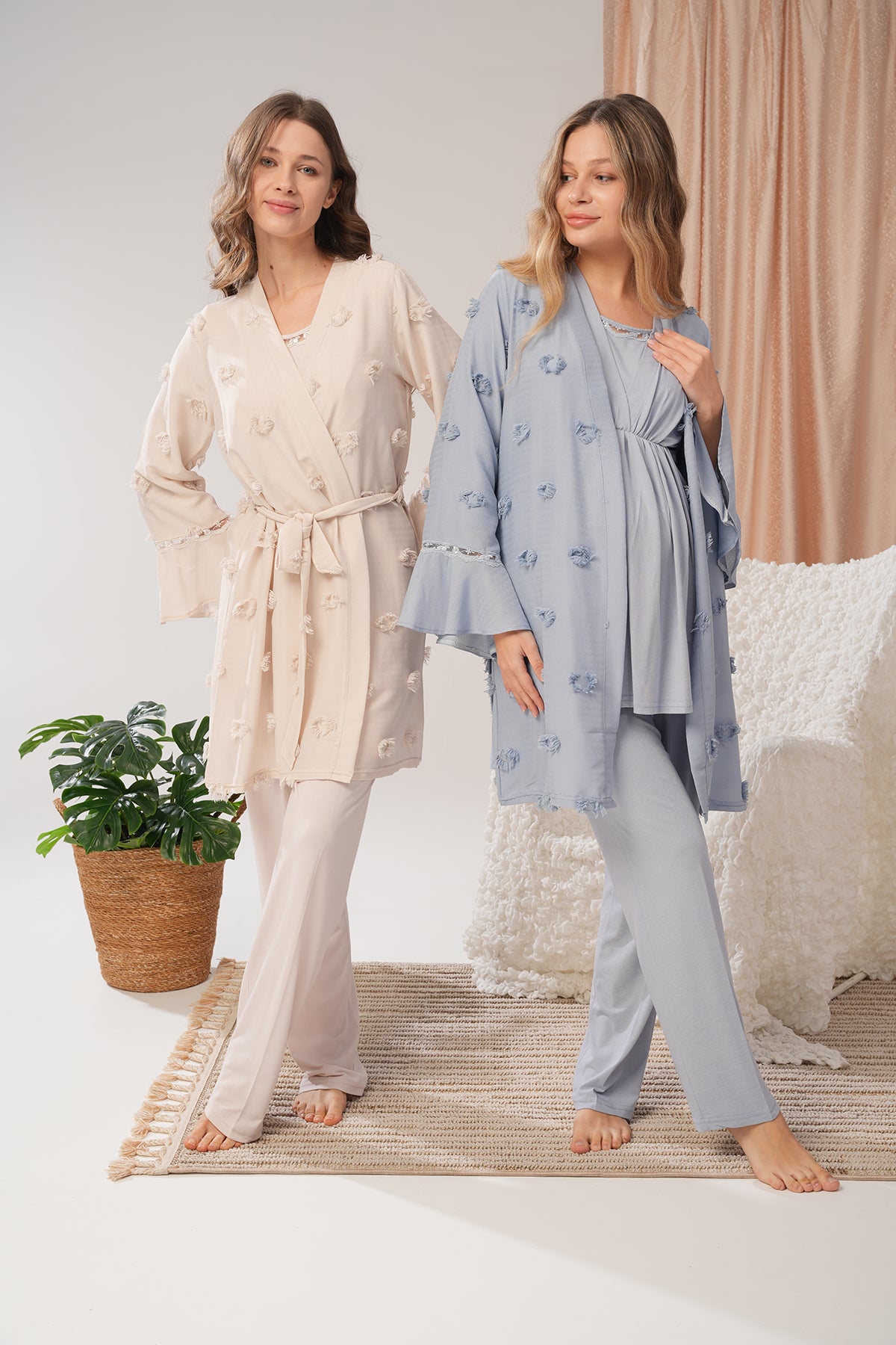 Caresse Intérieur - Ensemble 3 Pcs – Sérénité délicate et confort enveloppant cn