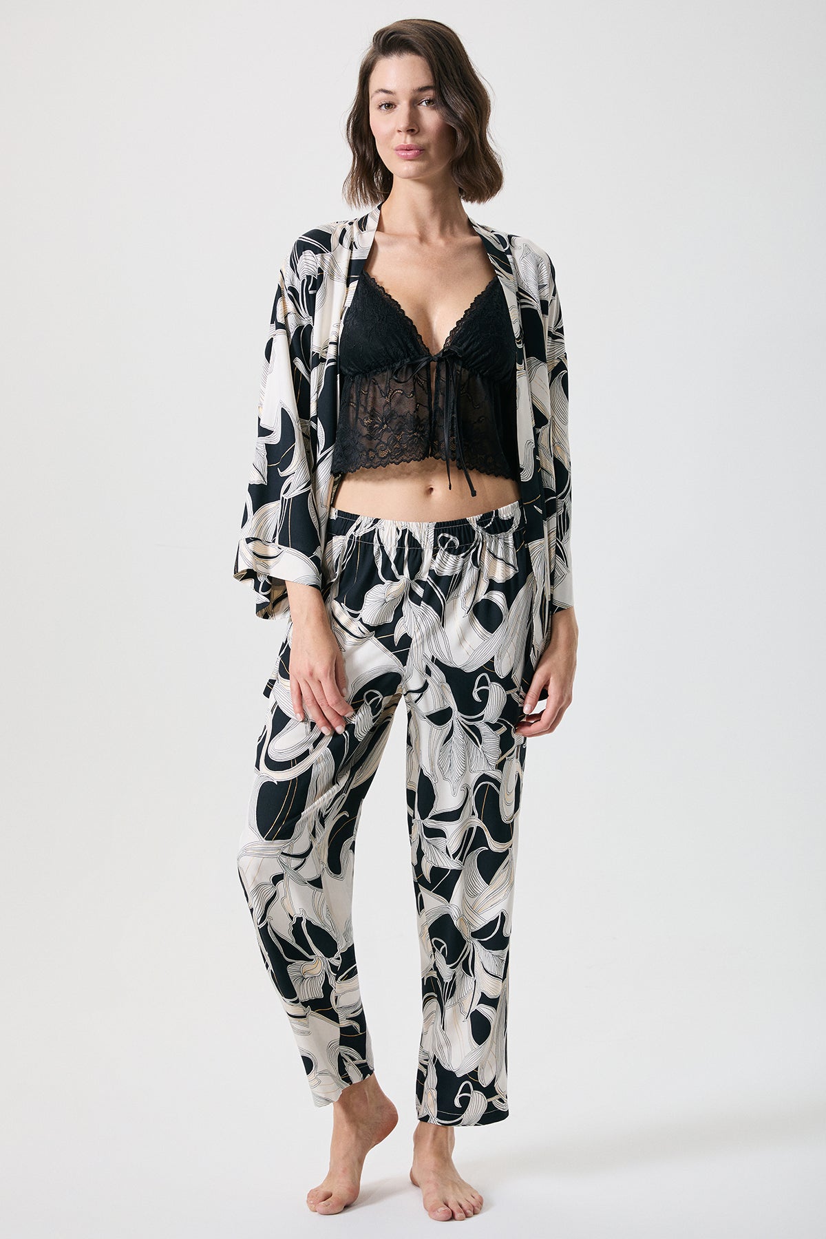 Souffle de Jour- Ensemble 3 Pcs - Élégance fluide et féminité sereine