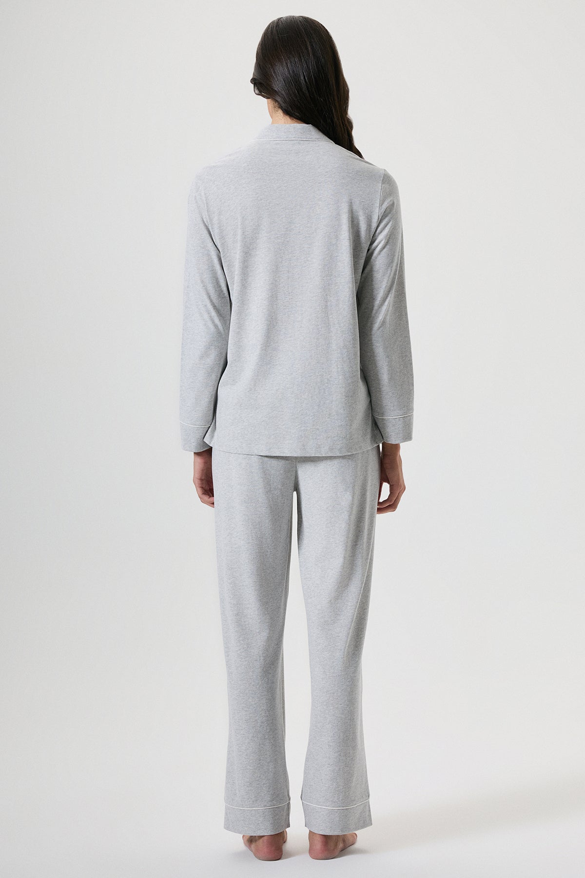 Clarté Paisible - Pyjama boutonné - Confort-épuré et élégance naturelle