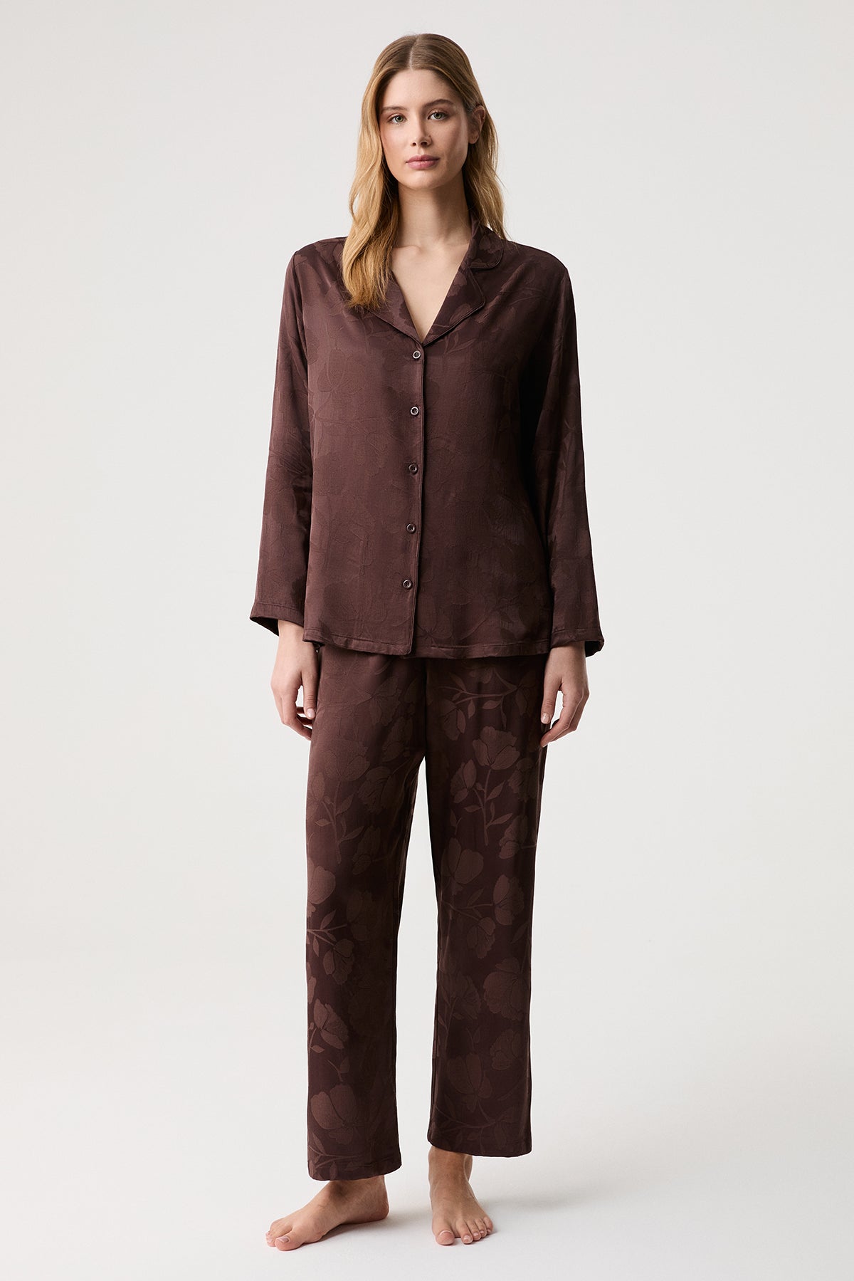 La Galerie d’Ébène - Pyjama 2 Pcs - Profondeur chaleureuse et élégance intemporelle 10202
