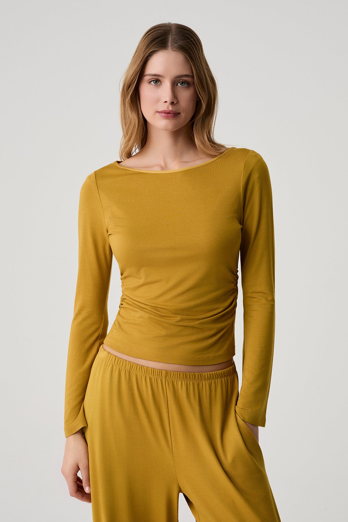 L’Après-Midi Safran - Ensemble 2 Pcs - Chaleur lumineuse et fluidité élégante