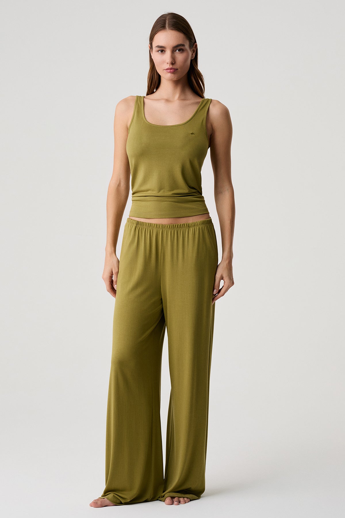 La Véranda d’Olive – Ensemble 3 Pcs – Élégance végétale et fluidité naturelle