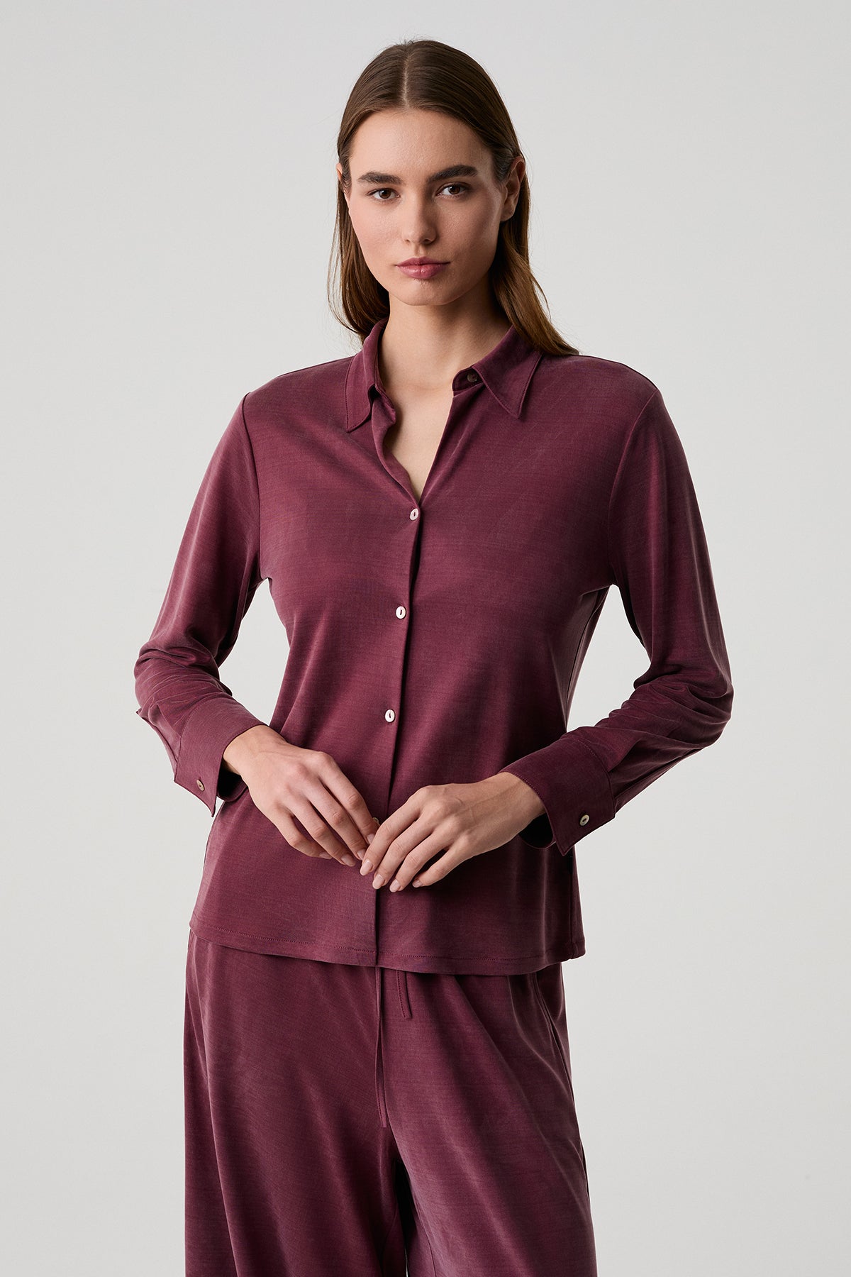 L’Heure de Prune- Ensemble 2 Pcs - Féminité profonde et allure précieuse