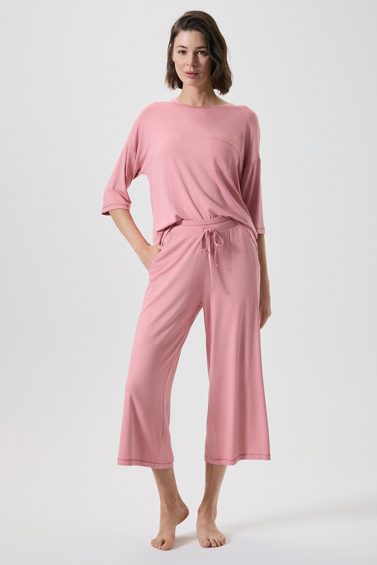 Rose Calme - Ensemble 2 Pcs - Douceur réconfortante et sérénité poudrée