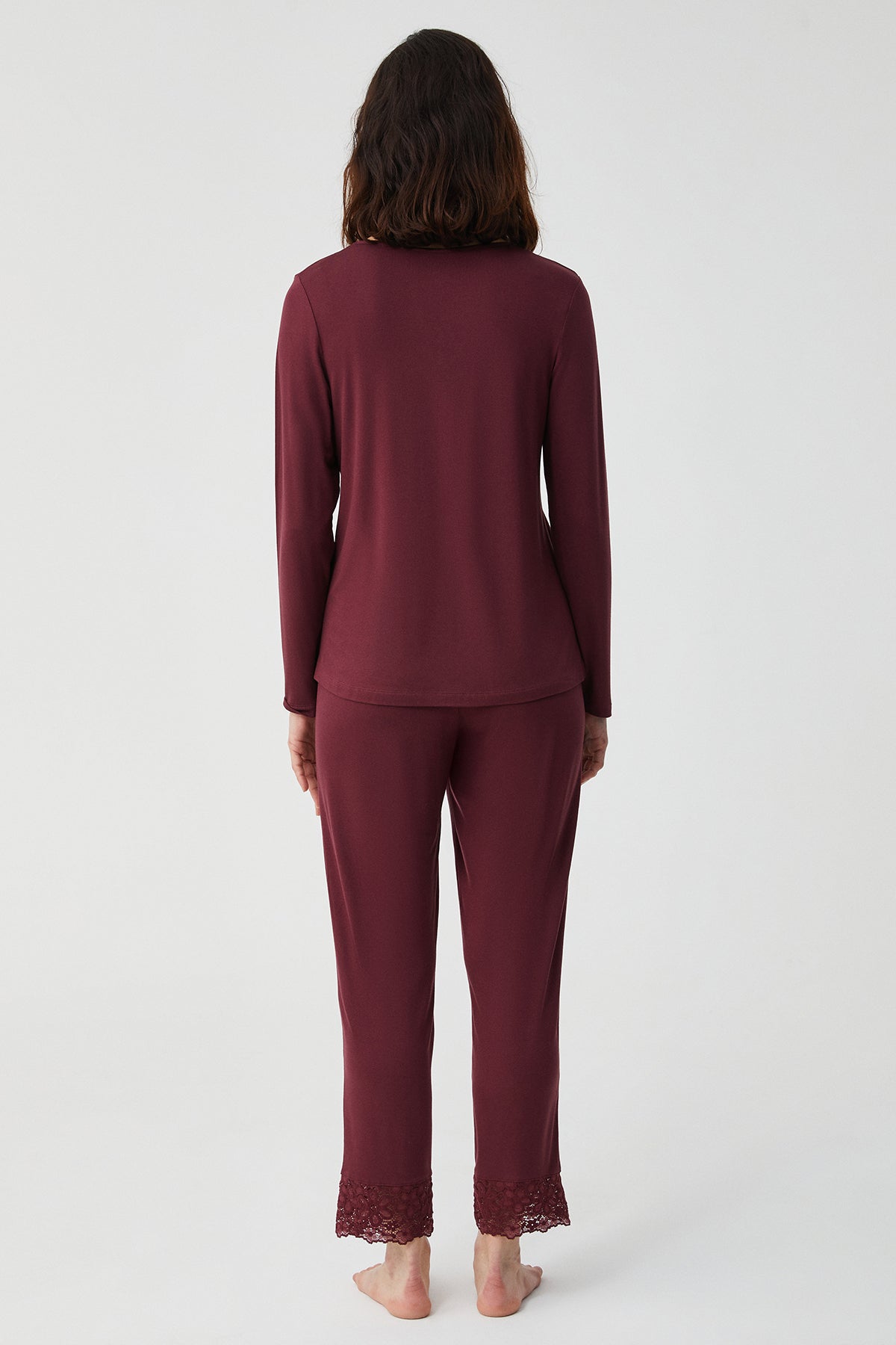 Pivoine d’Hiver - Pyjama 2 Pcs - Romance poétique et délicatesse sensuelle