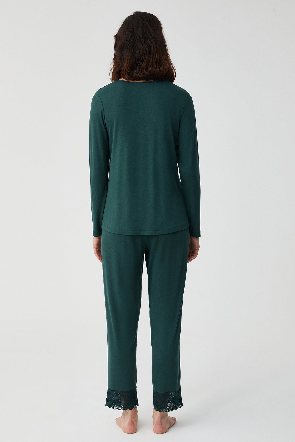 Jade de Magnolia - Pyjama 2 Pcs - Raffinement nocturne et confort ajusté
