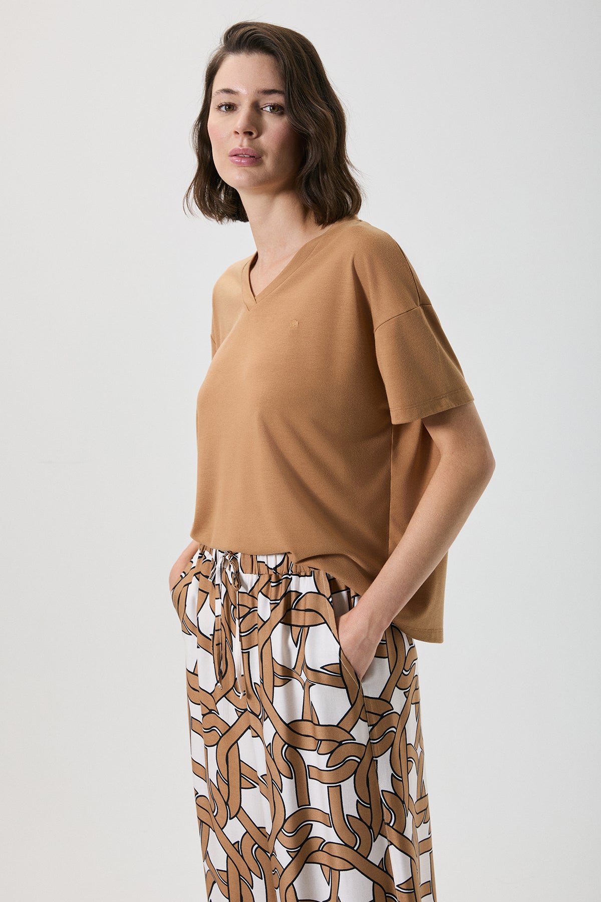 Aura Dorée - Ensemble 2 Pcs - Élégance décontractée et Chic radieux
