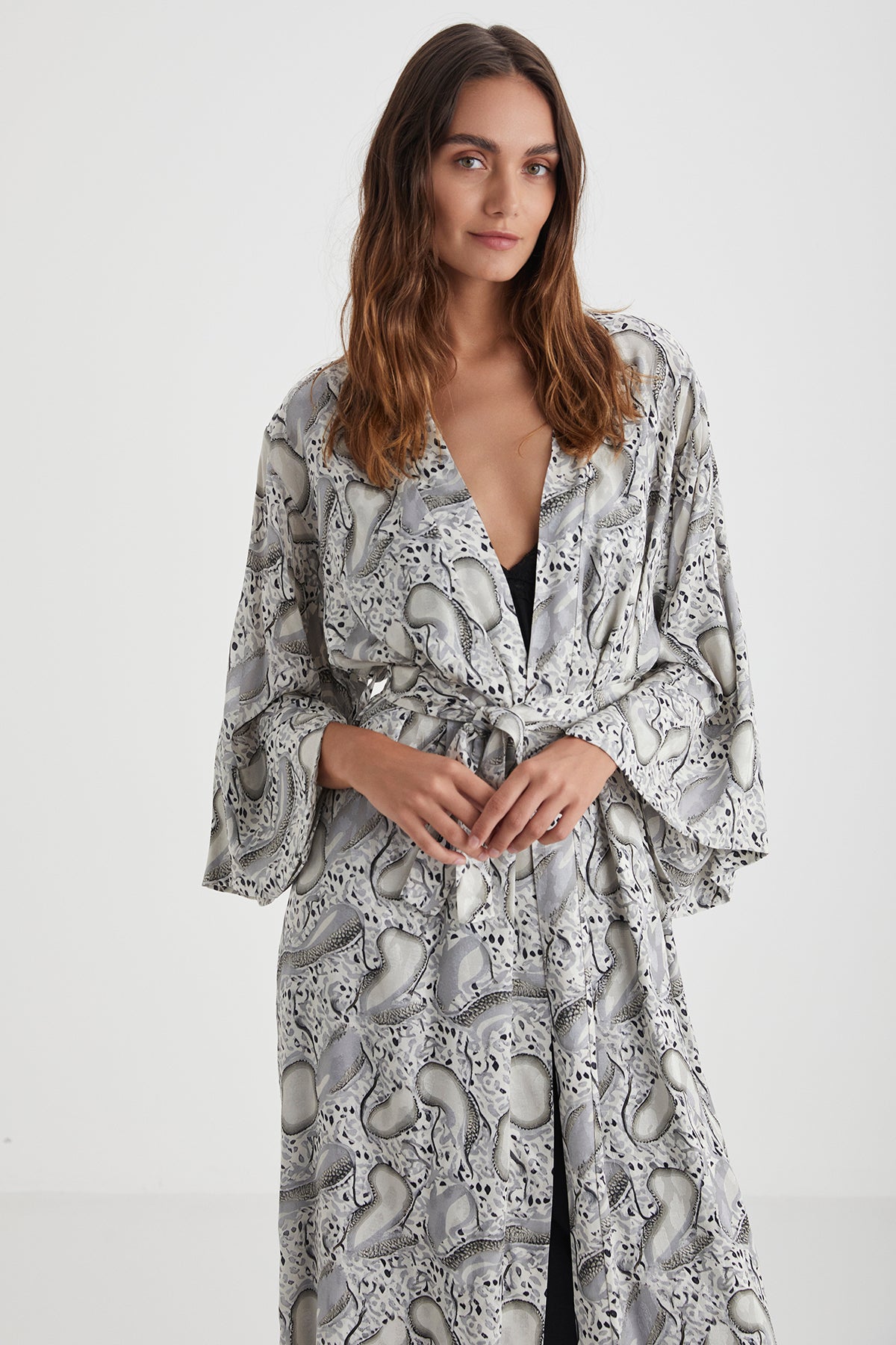 Élégance Soyeuse – Ensemble 2 Pcs- Douceur drapée et charme intemporel