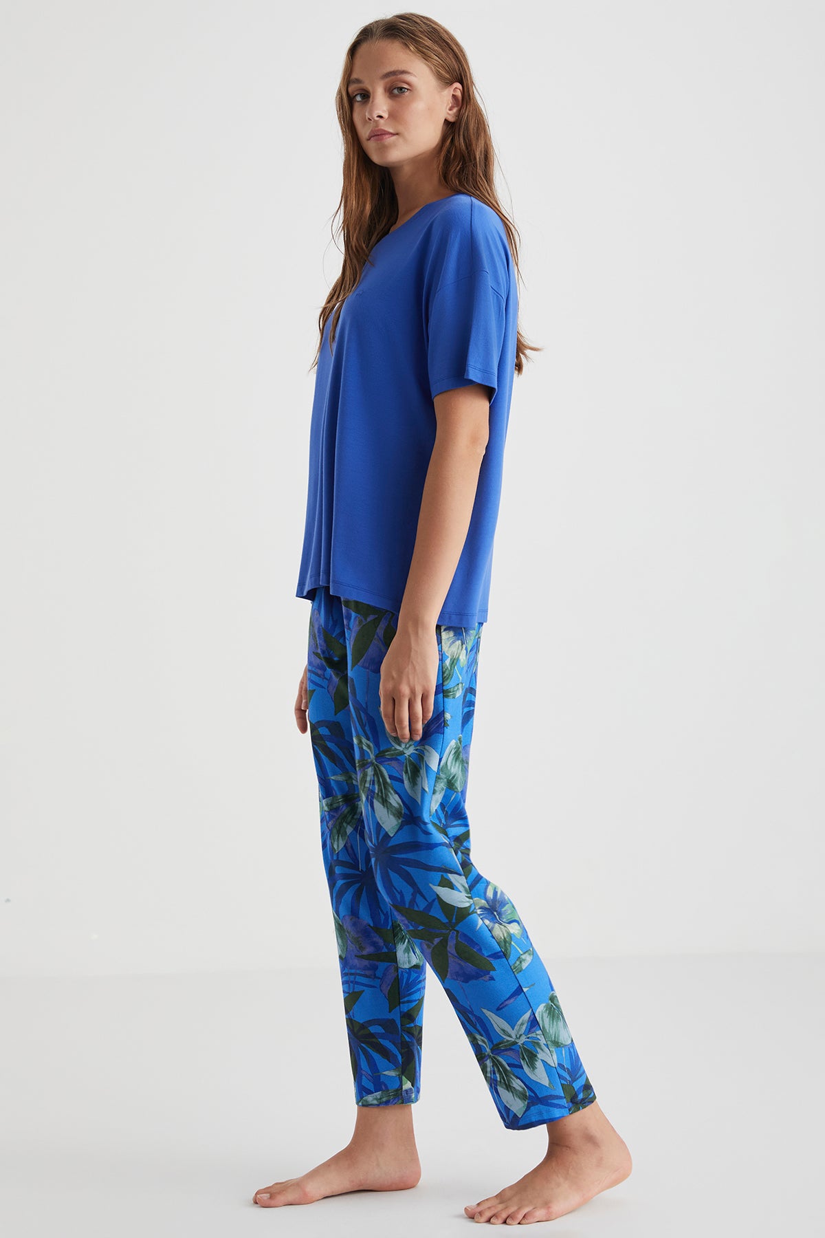 Bleu Horizon - Ensemble 2 Pcs - Douceur tropicale et charme estival