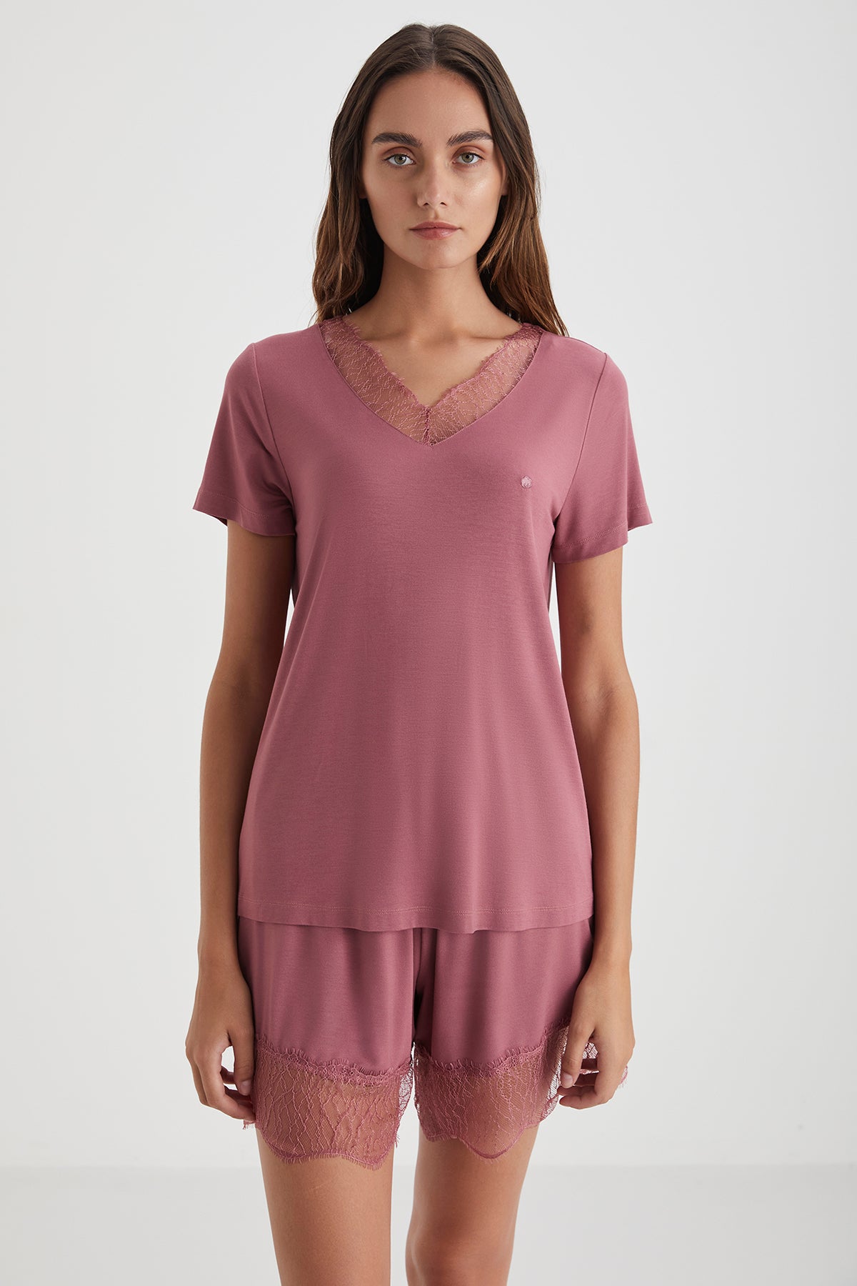 Velours de Nuit - Ensemble 2Pcs - Un souffle de dentelle sur une mer de douceur