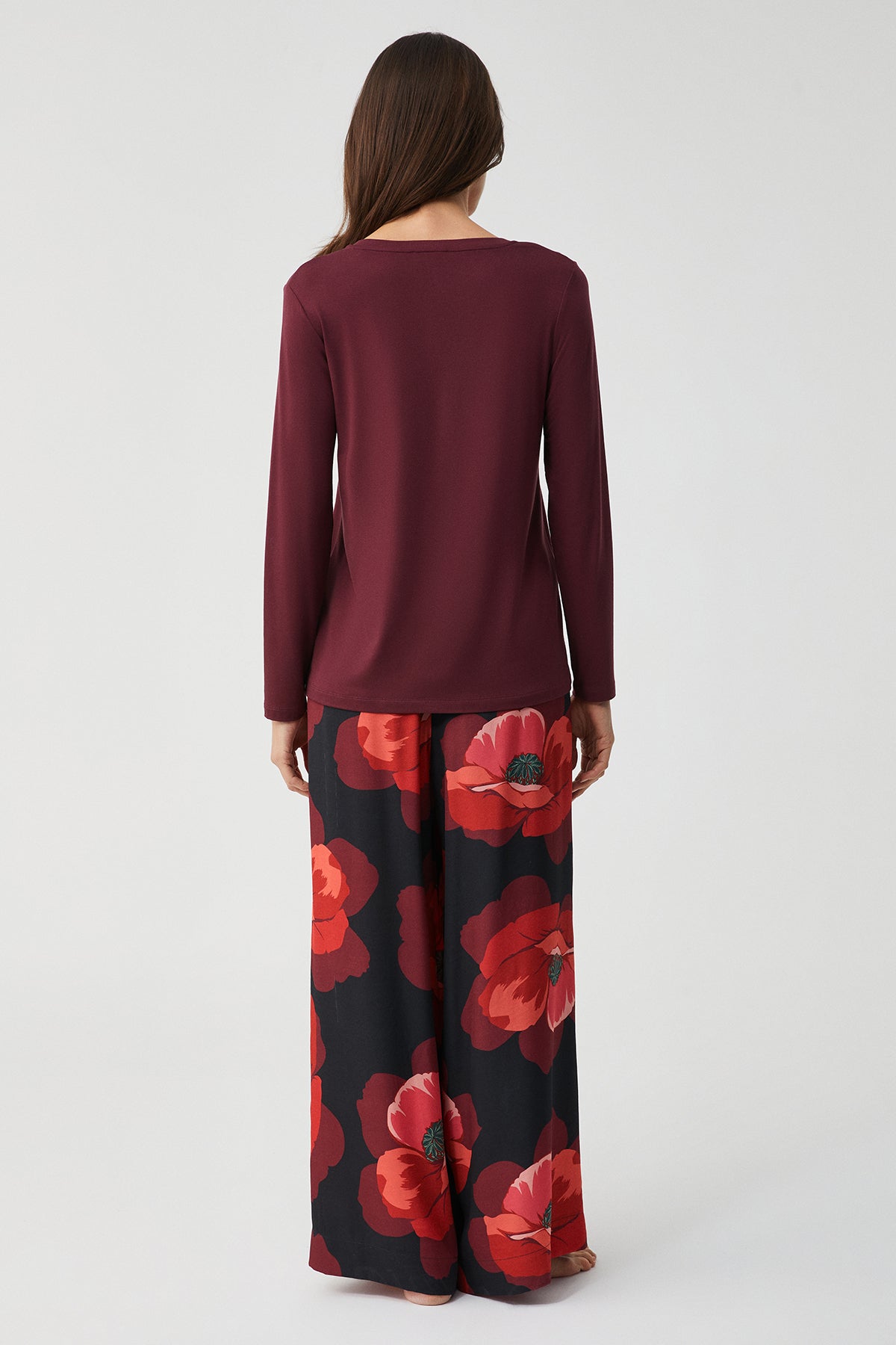 Coquelicot Écarlate – Ensemble 2 Pcs - Liberté Florale et raffinement subtil