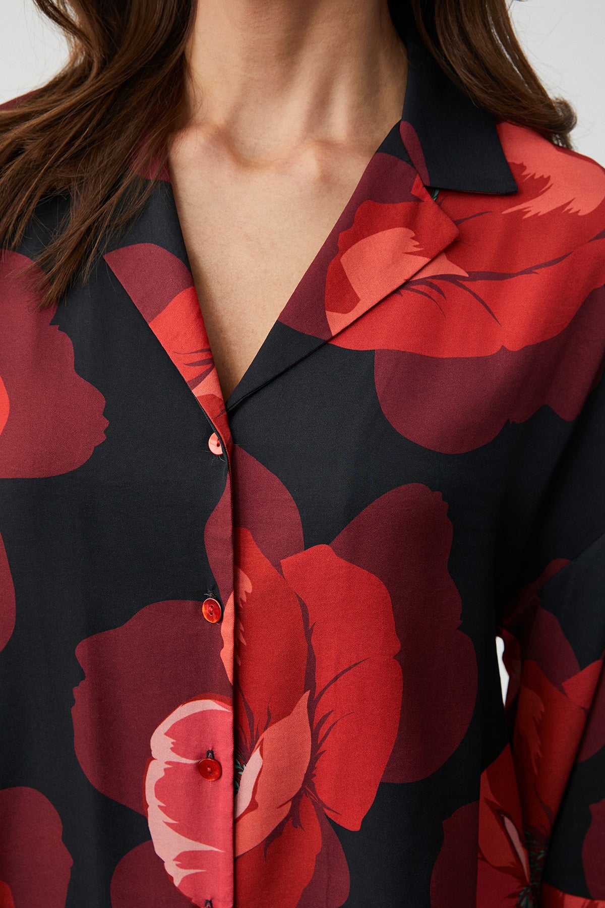 Éclat de Coquelicot – Ensemble 2 Pcs - Harmonie Florale et élégance lumineuse