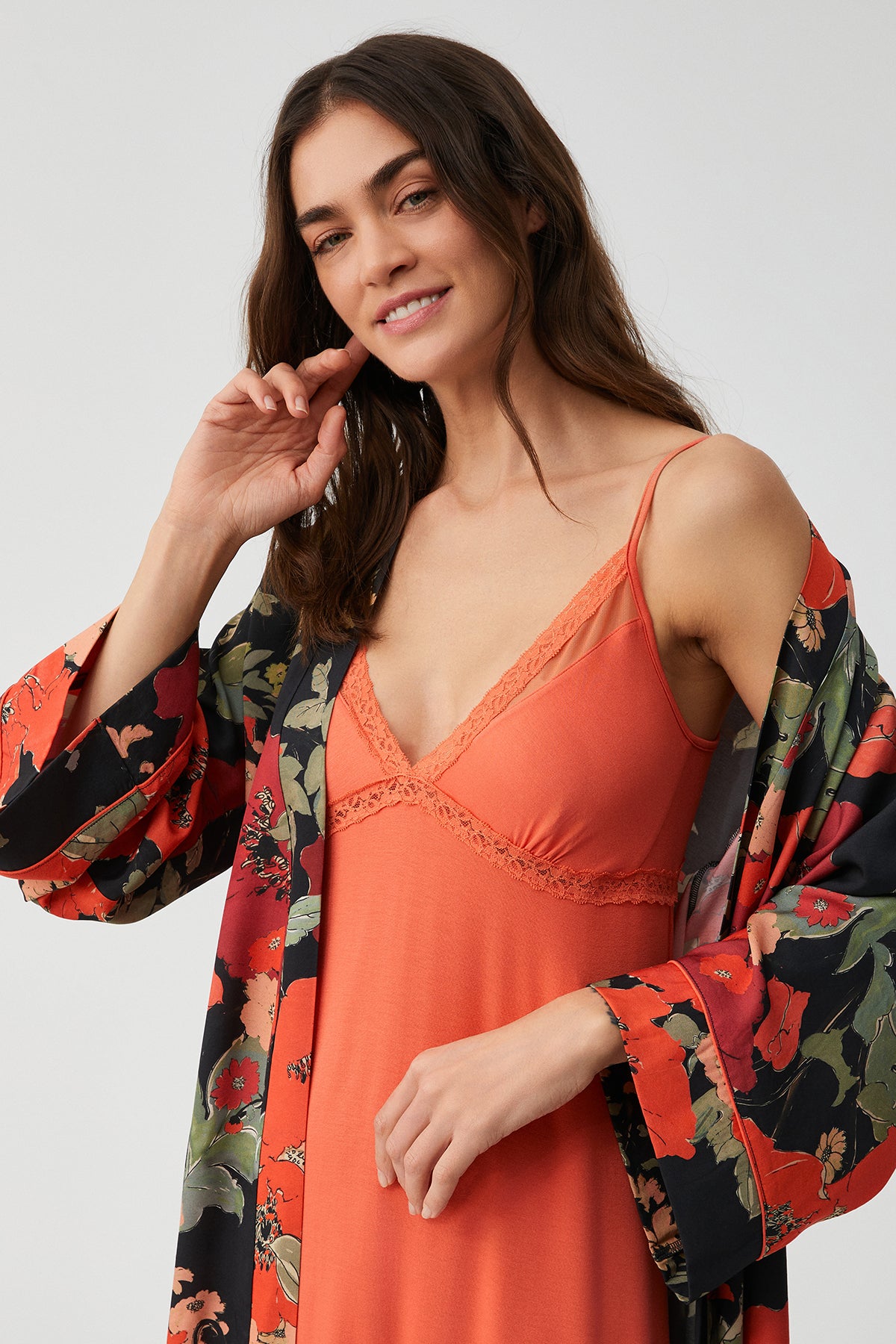 Ombre de Dahlia - Ensemble 2 Pcs - Mystère poétique et fluidité et lumineuse