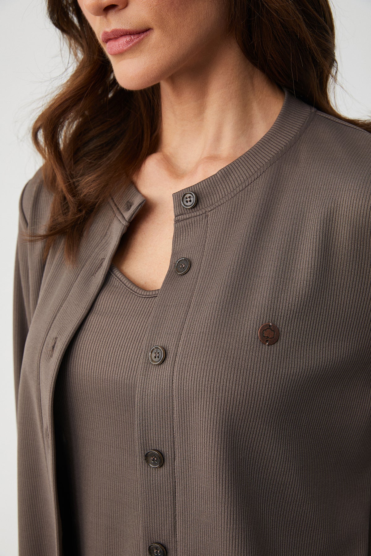 Églantine Brune - Ensemble 3 Pcs - Confort sophistiqué et Sobriété élégante