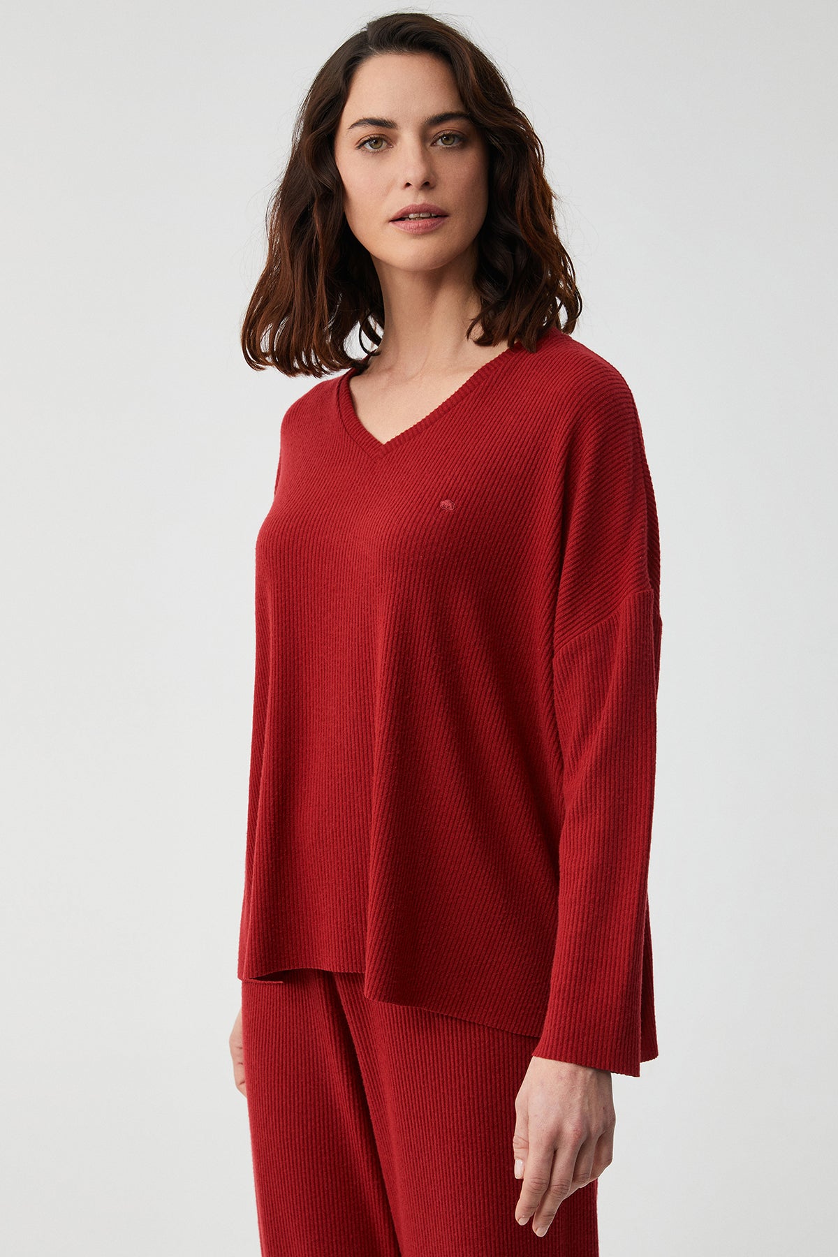 Dahlia Pourpre - Ensemble 2 Pcs - Confort chaleureux et élégance décontractée