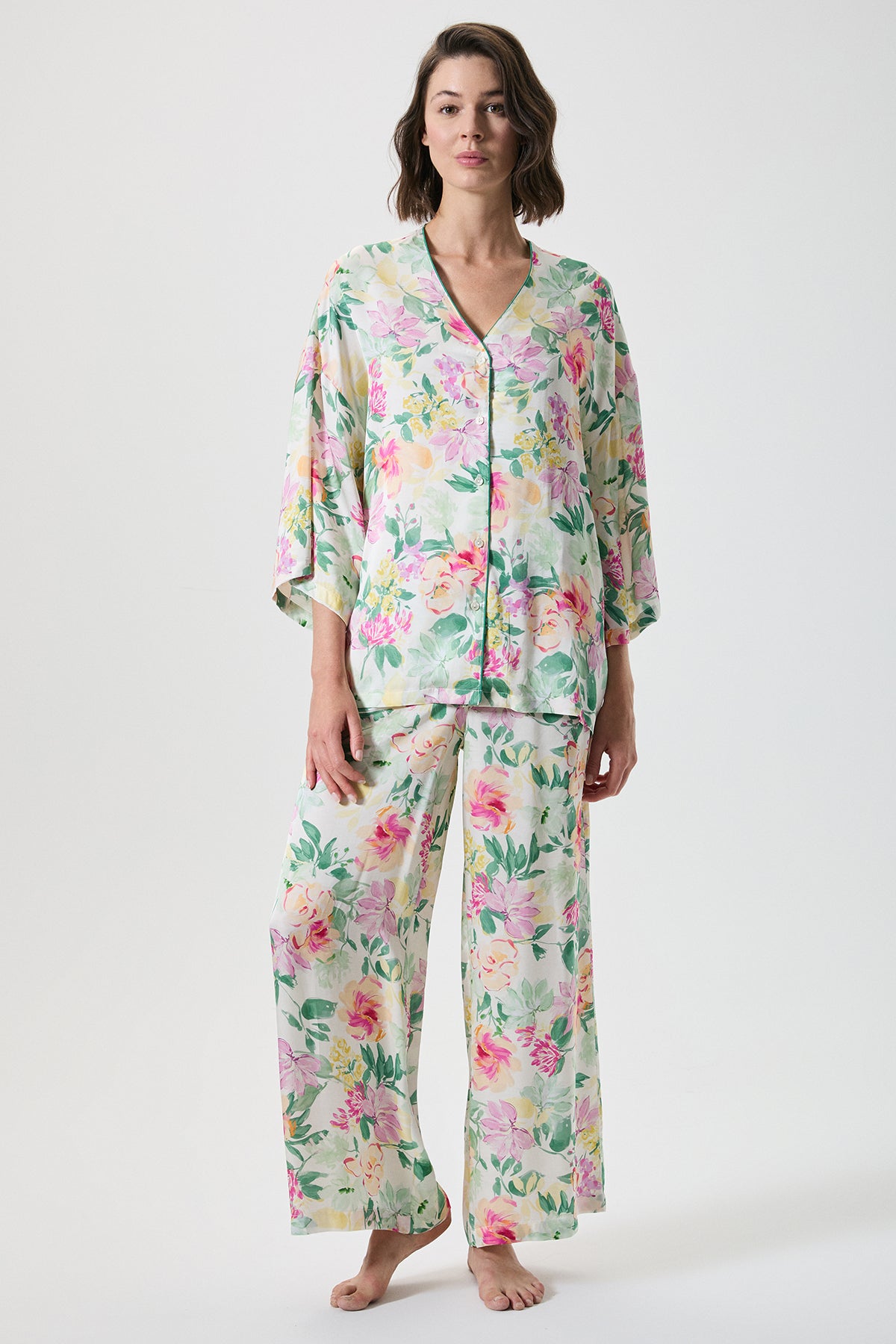 Lumière Florale - Ensemble 2 Pcs - Elégance florale et romantisme poétique
