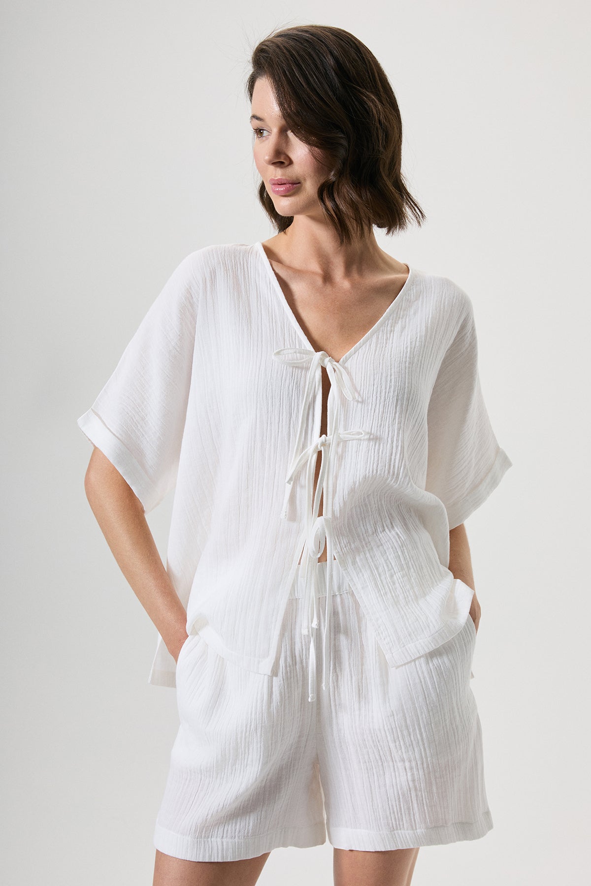 Voile Pur - Ensemble 2 Pcs - Élégance naturelle et fraîcheur assurée