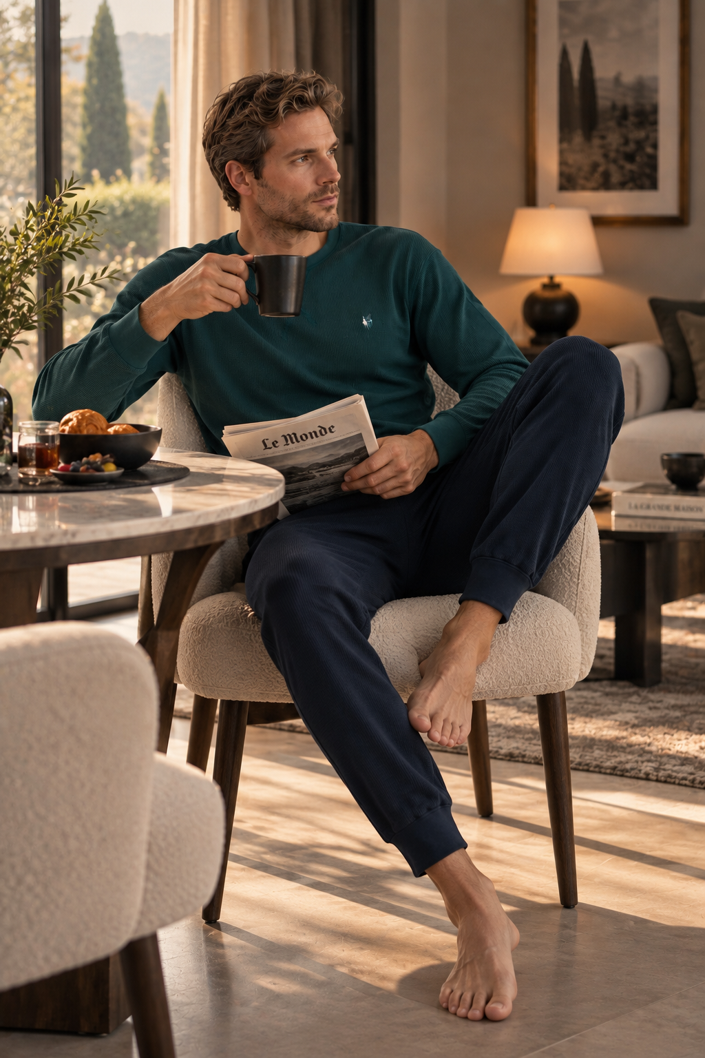 L’Heure Marine -  Ensemble 2 Pcs Homme - Profondeur élégante et sobriété contemporaine · confort premium