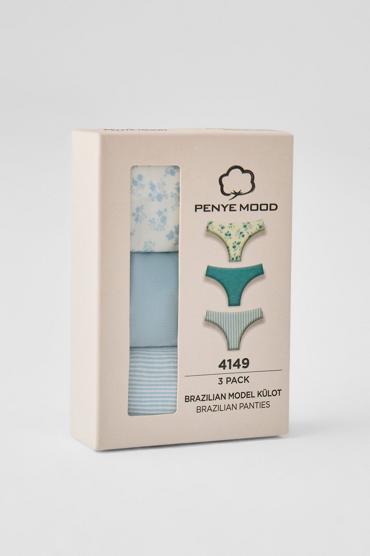 Souffle de Coton - Set de 3 culottes - Fraîcheur lumineuse et douceur seconde-Peau