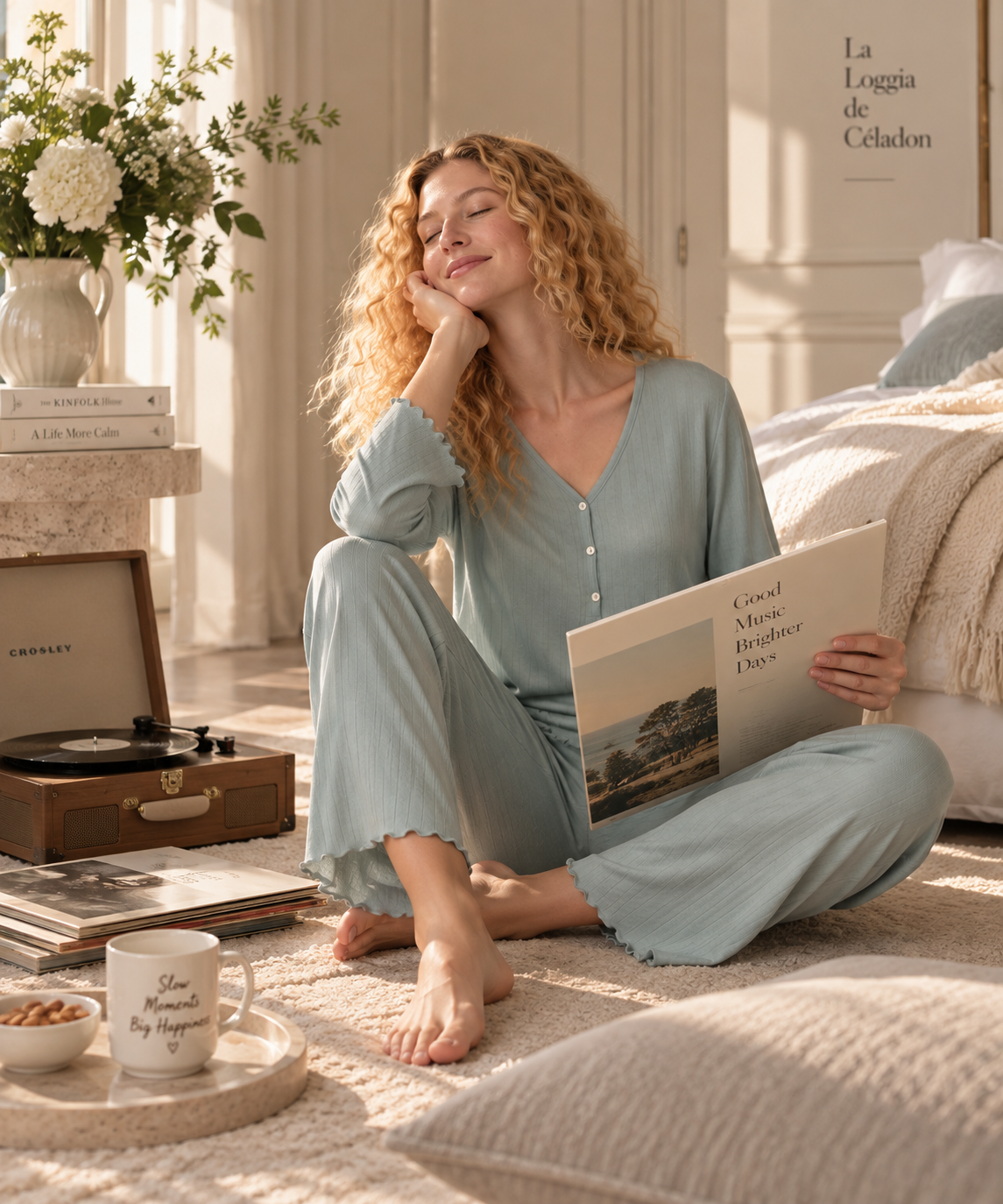 La Loggia de Céladon - Ensemble 2 Pcs - Douceur aérienne et féminité sereine