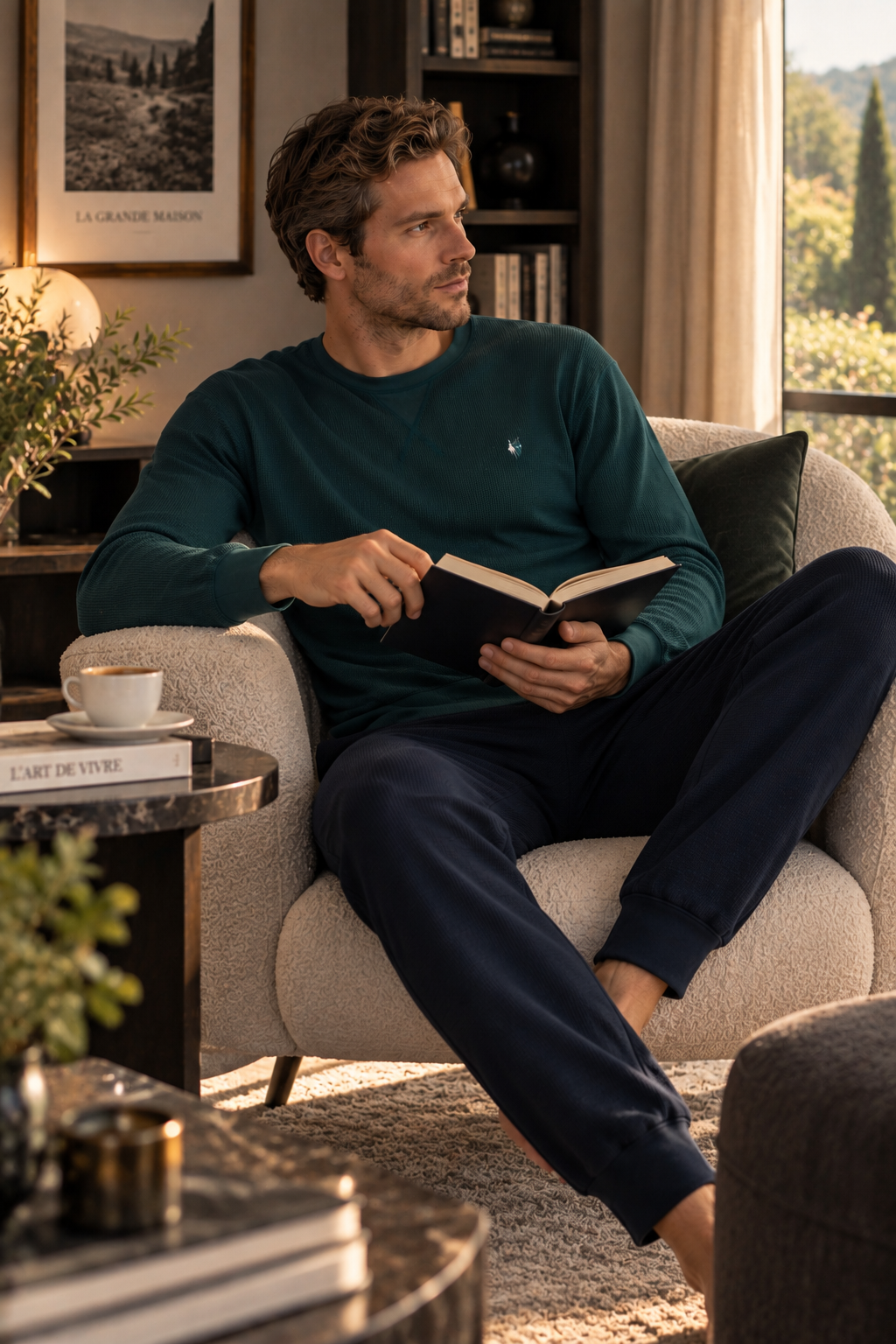 L’Heure Marine -  Ensemble 2 Pcs Homme - Profondeur élégante et sobriété contemporaine · confort premium