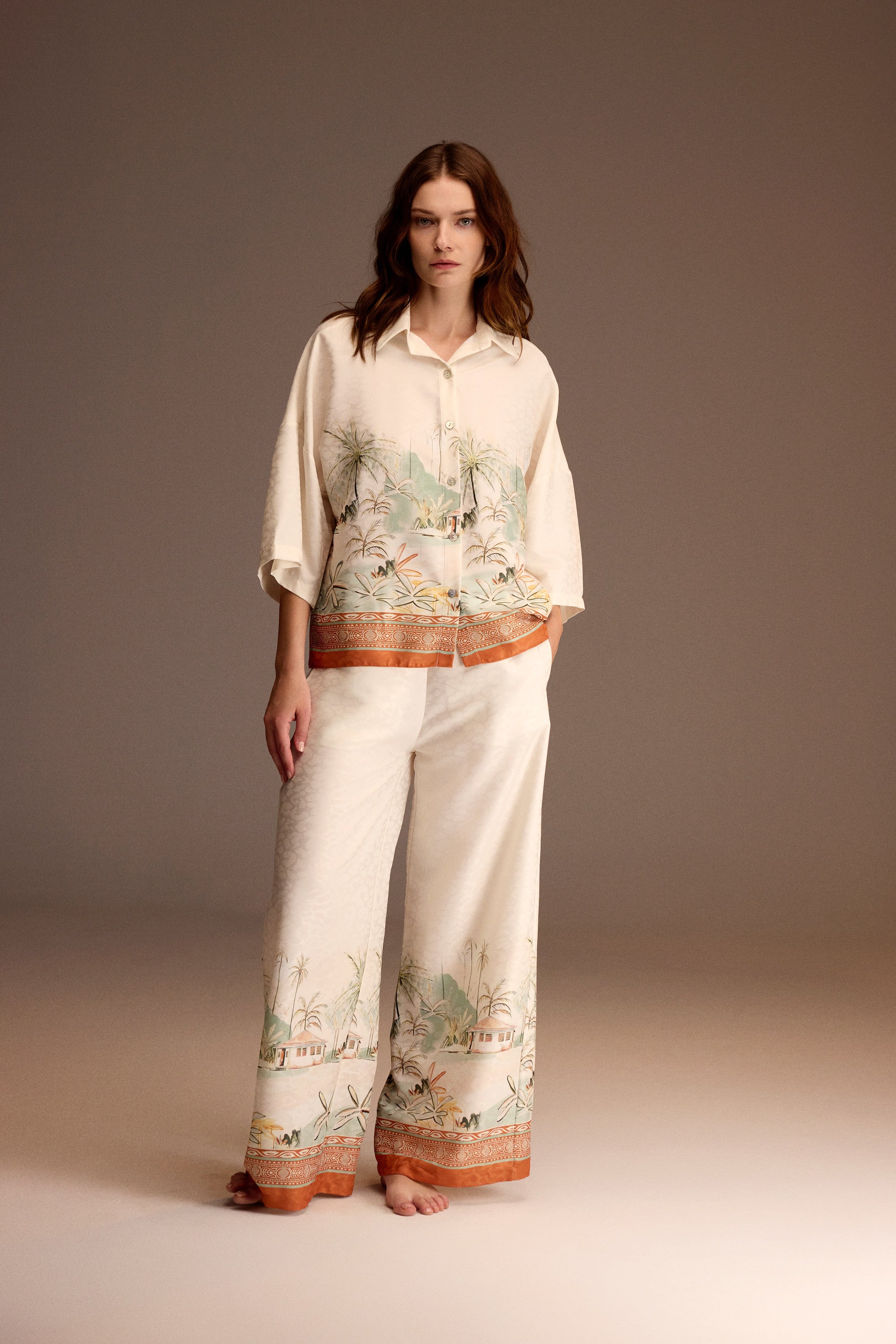 Orchidée Blanche - Ensemble 2 Pcs - Allure raffinée et charme intemporel