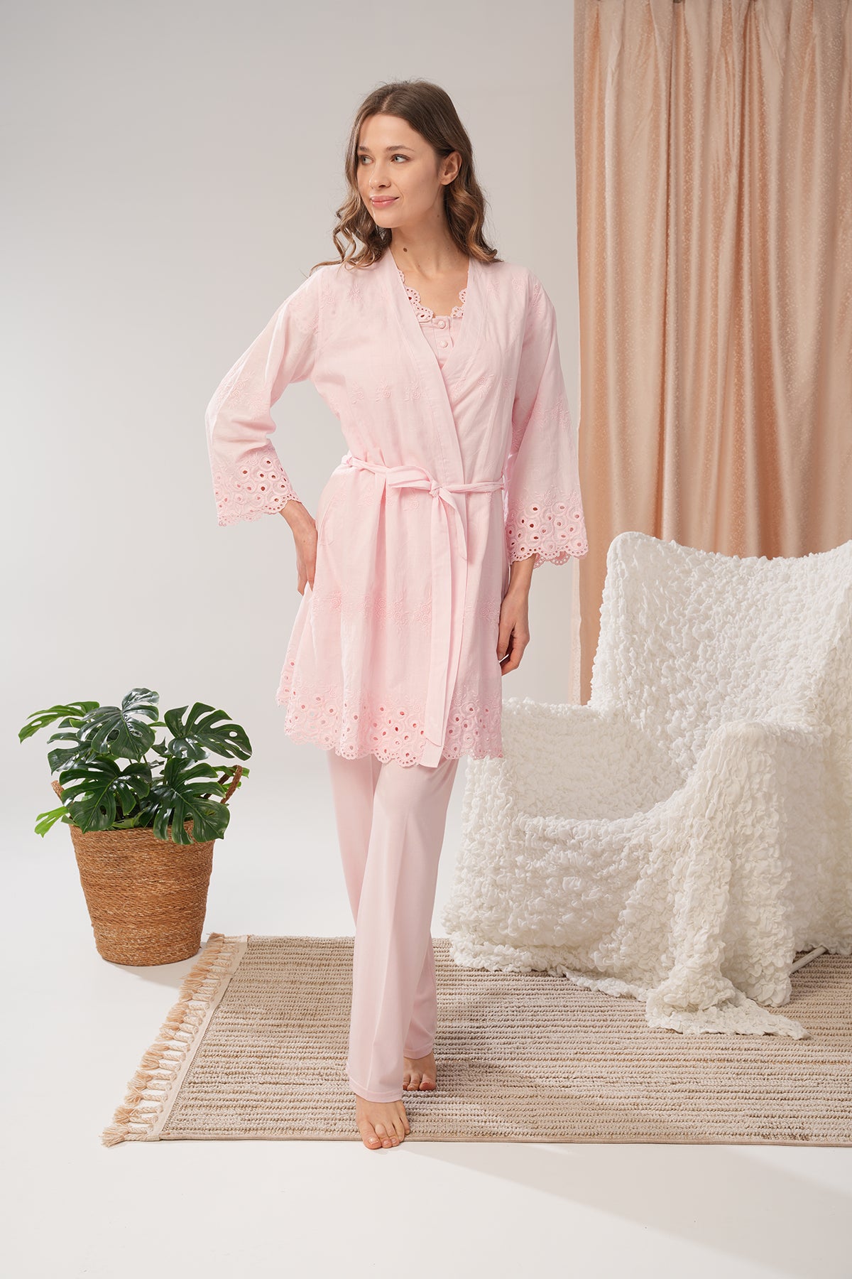 Lueur de maman  - Ensemble maternité 3 Pcs - Berceau d'amour et sérénité tissée cn