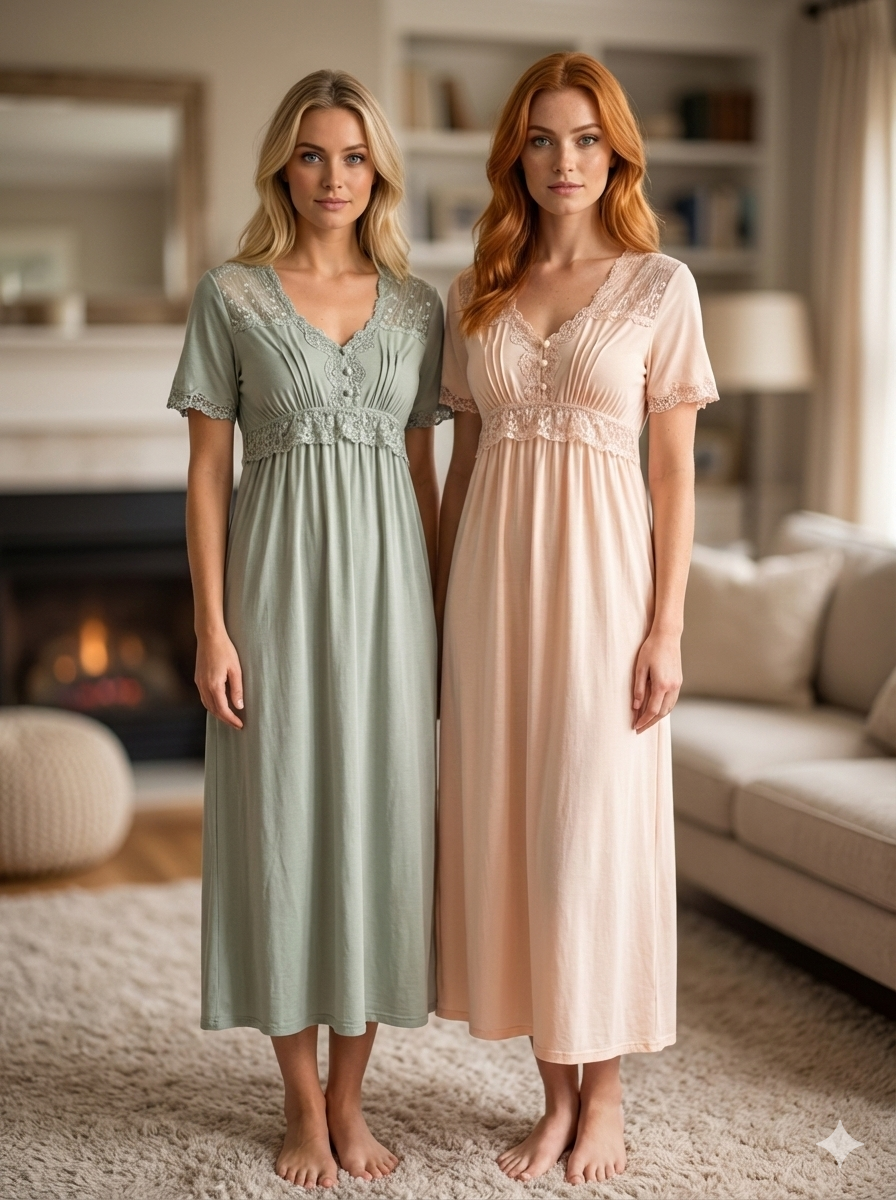 Éclosion de Tendresse - Robe maternité - Pureté naturelle et douceur romantique