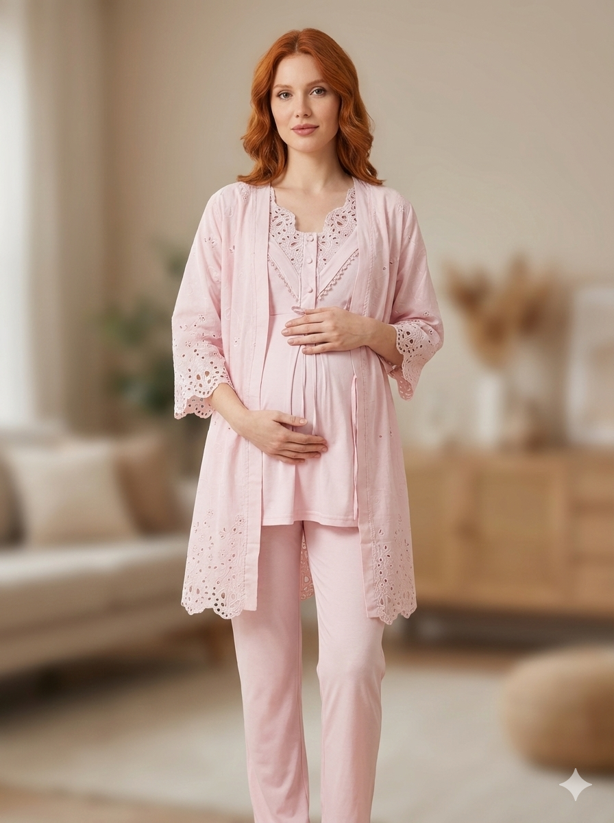 Éveil Lacté - Ensemble 3 Pcs - Douceur nacrée et tendresse absolue