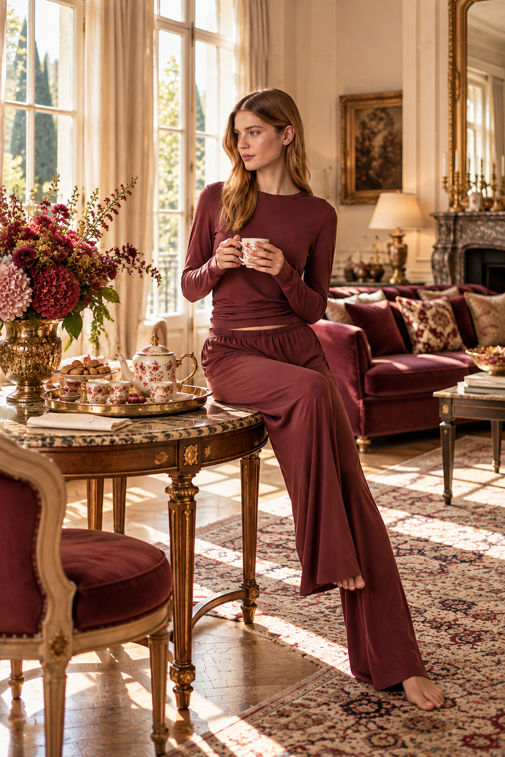 Le Salon de Prune – Ensemble 2 Pcs – Féminité sophistiquée et douceur raffinée