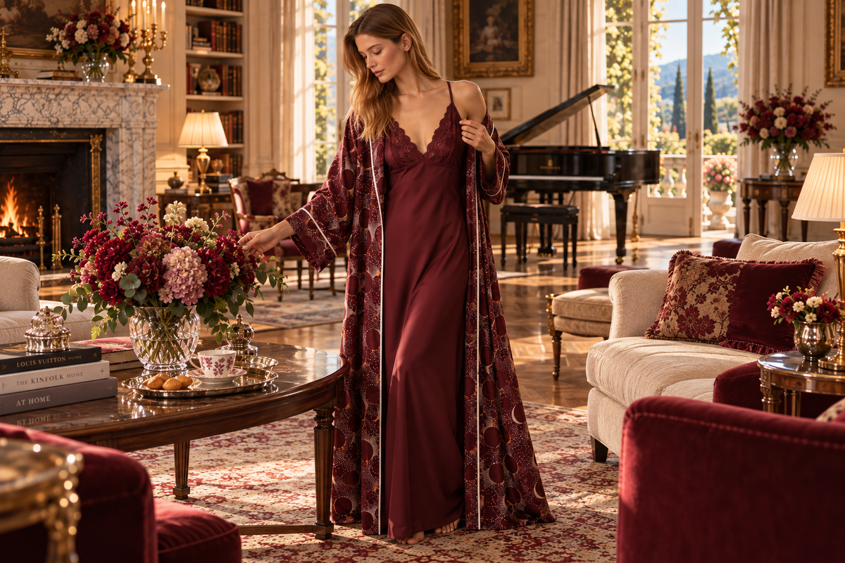 La Suite de Rubis - Ensemble 2 Pcs - Elégance profonde et raffinement intemporel