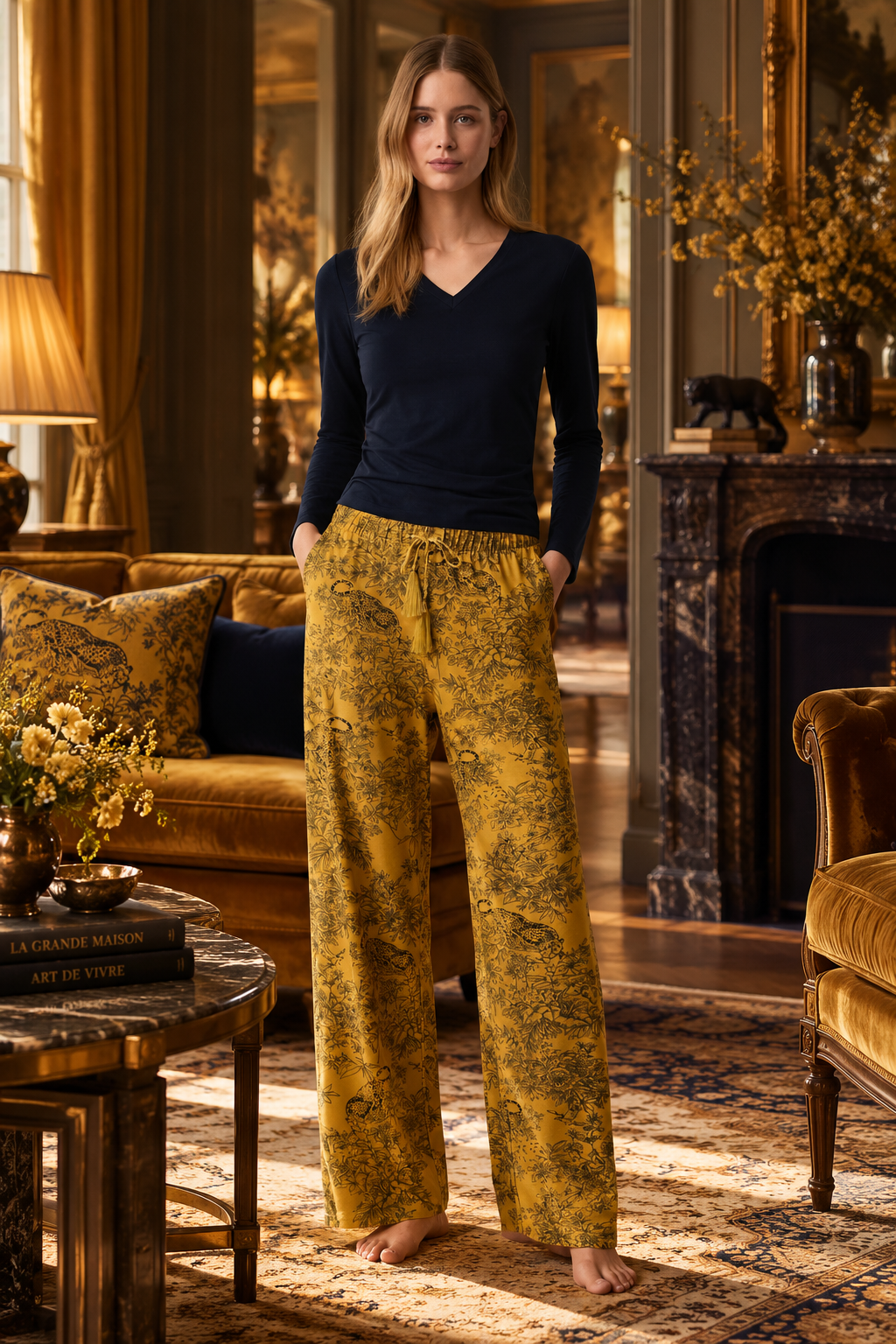 Le Salon Safran - Ensemble 2 Pcs - Chaleur dorée et fluidité décontractée