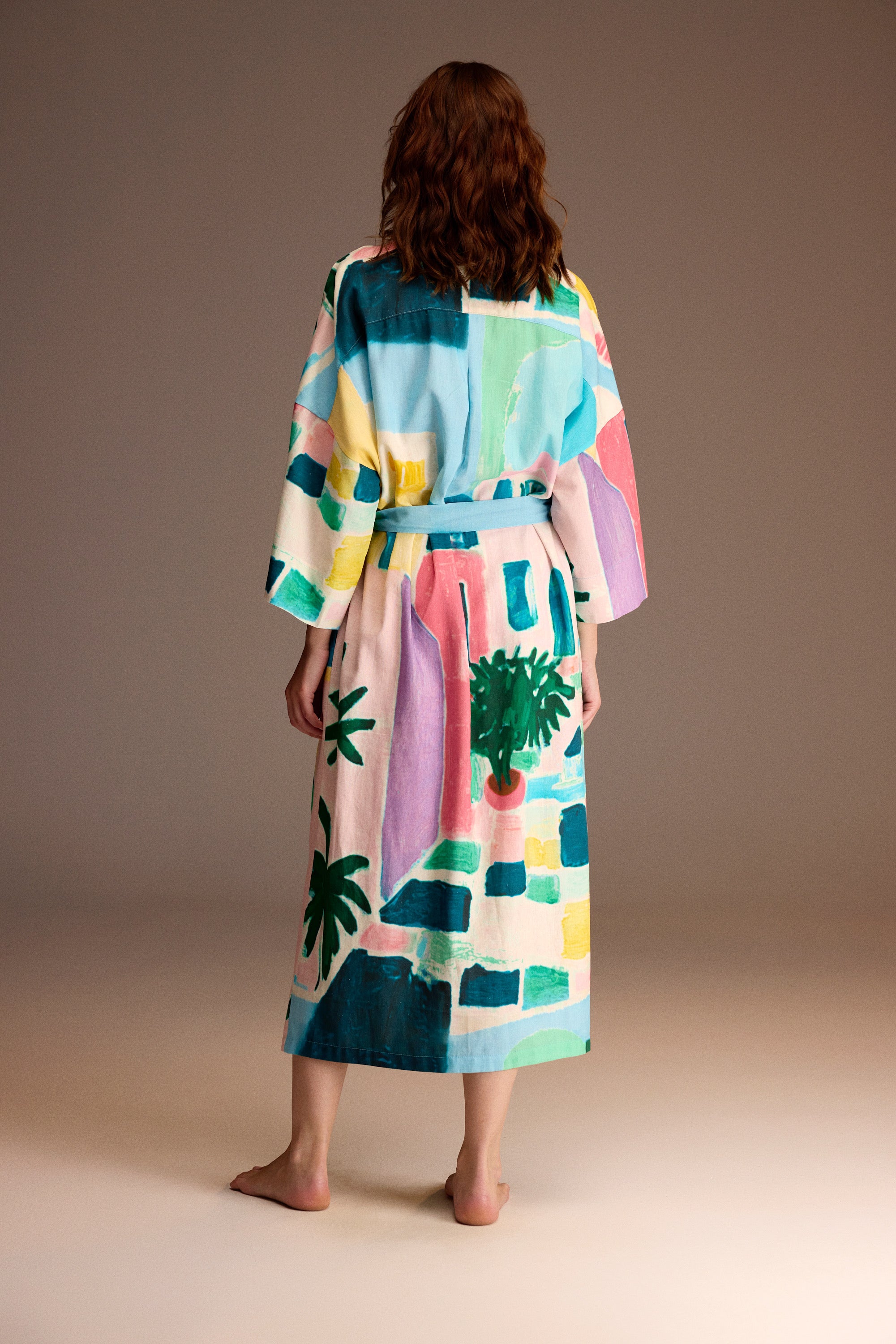 Gardenia Suprême - Robe longue - Raffinement artistique et charme contemporain