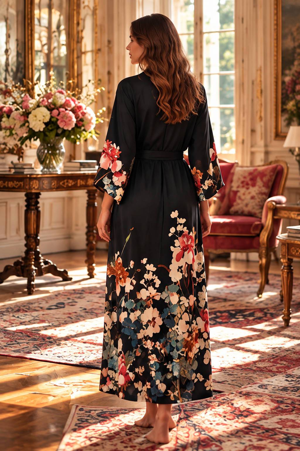 Le Grand Salon des Fleurs – Ensemble 2 Pcs – Élégance sensuelle et féminité sophistiquée