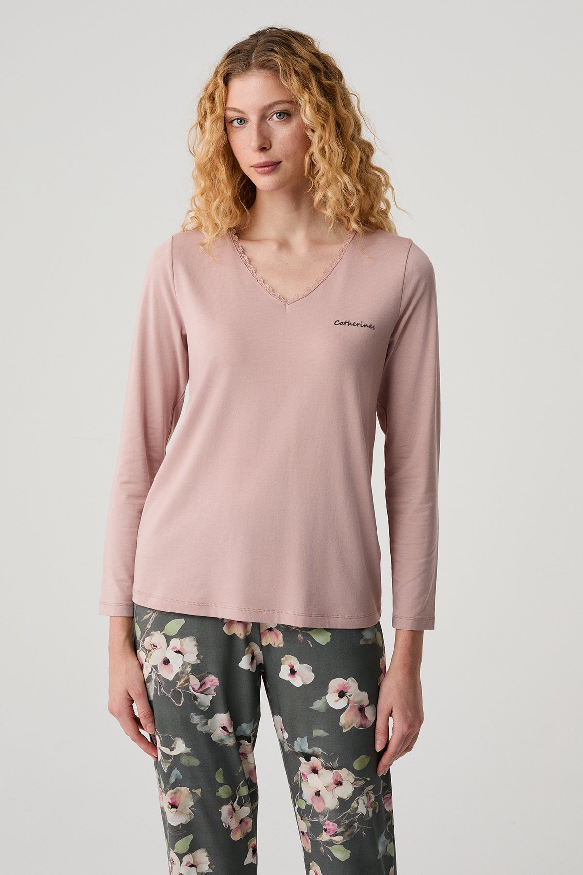Le Conservatoire de Magnolia - Pyjama 2 Pcs - Féminité poudrée et élégance florale