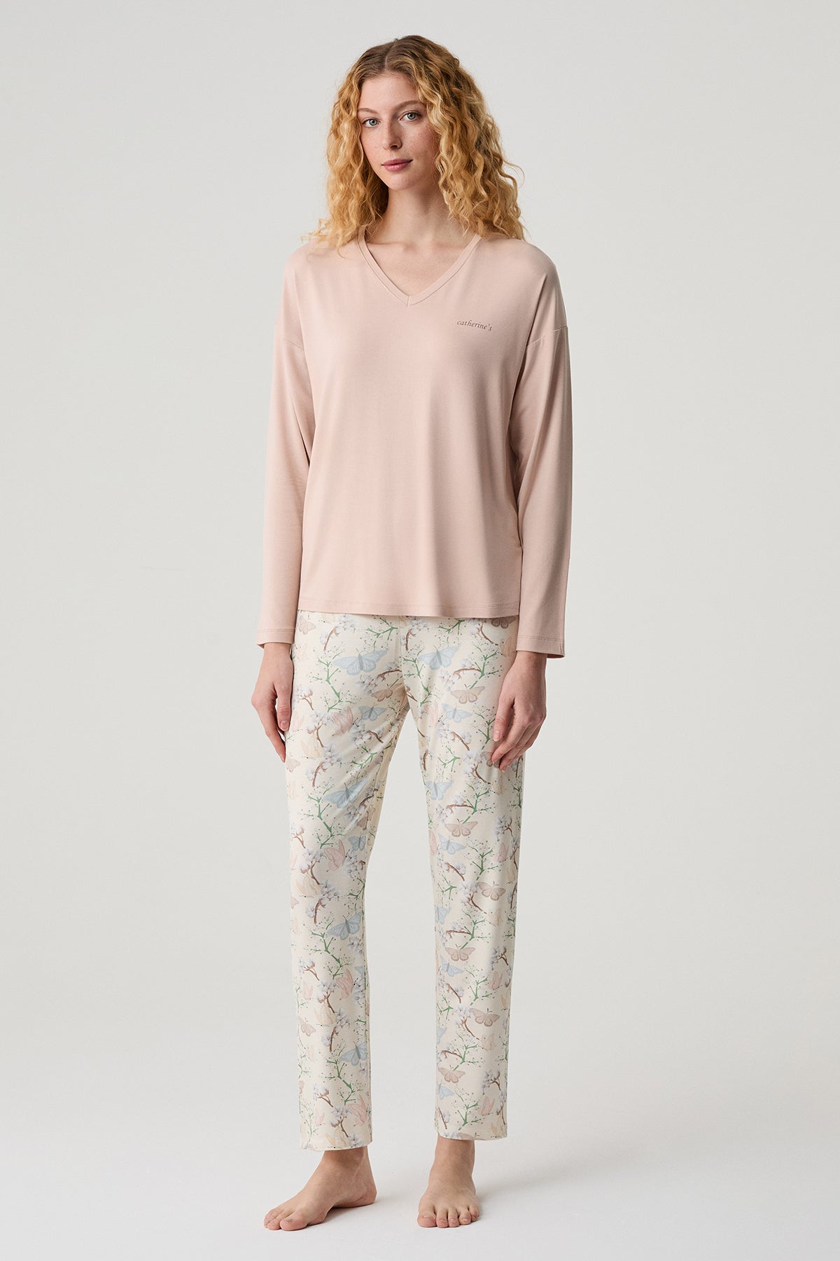 La Loggia de Nacre - Pyjama 2 Pcs - Lumière poudrée et poésie délicate