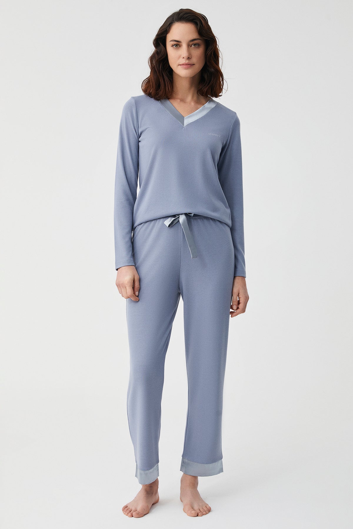 Lueur d’Hortensia - Pyjama 2 Pcs - Harmonie bleutée et apaisante