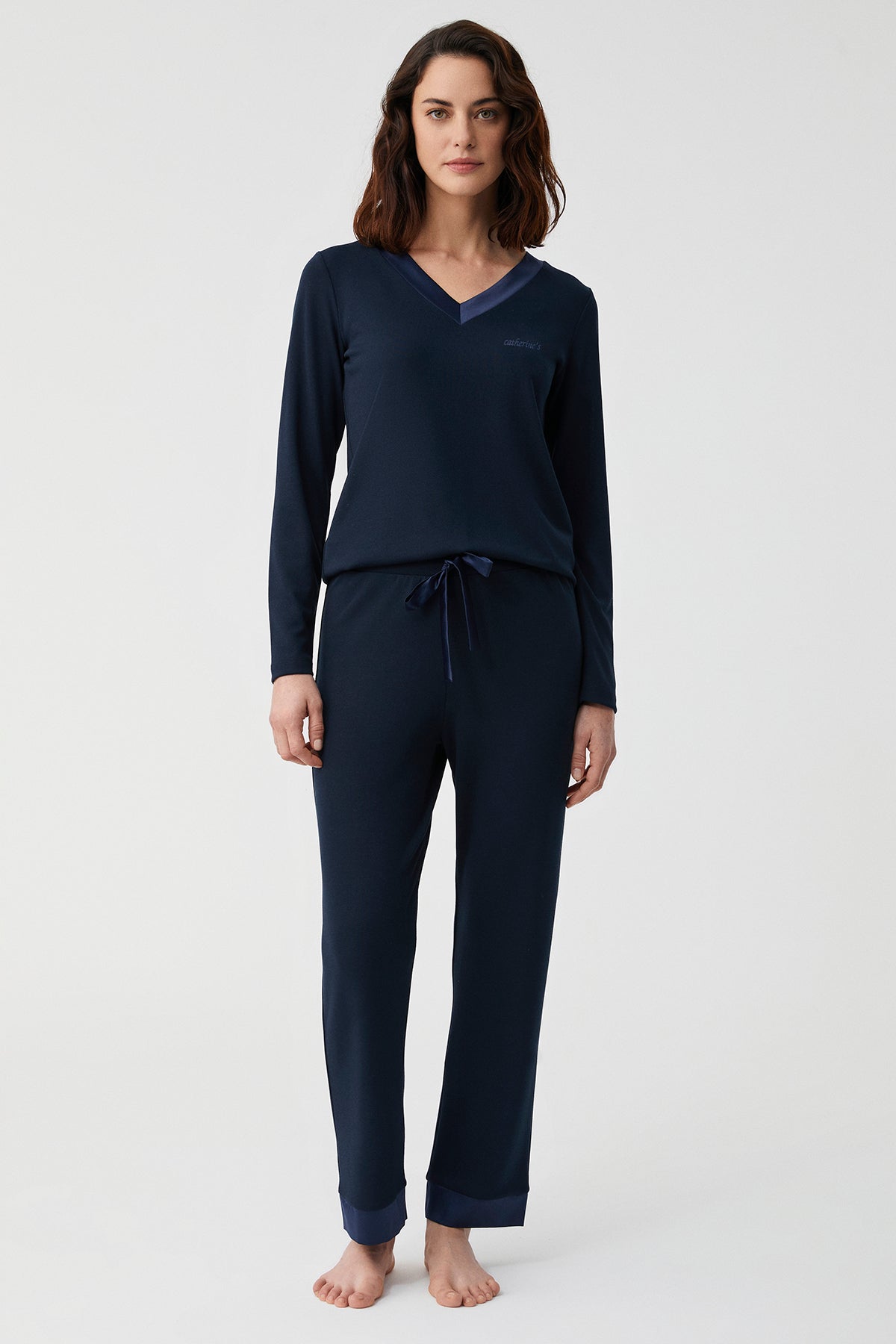 Tulipe Saphir - Pyjama 2 Pcs - Raffinément sobre et modernité intemporelle