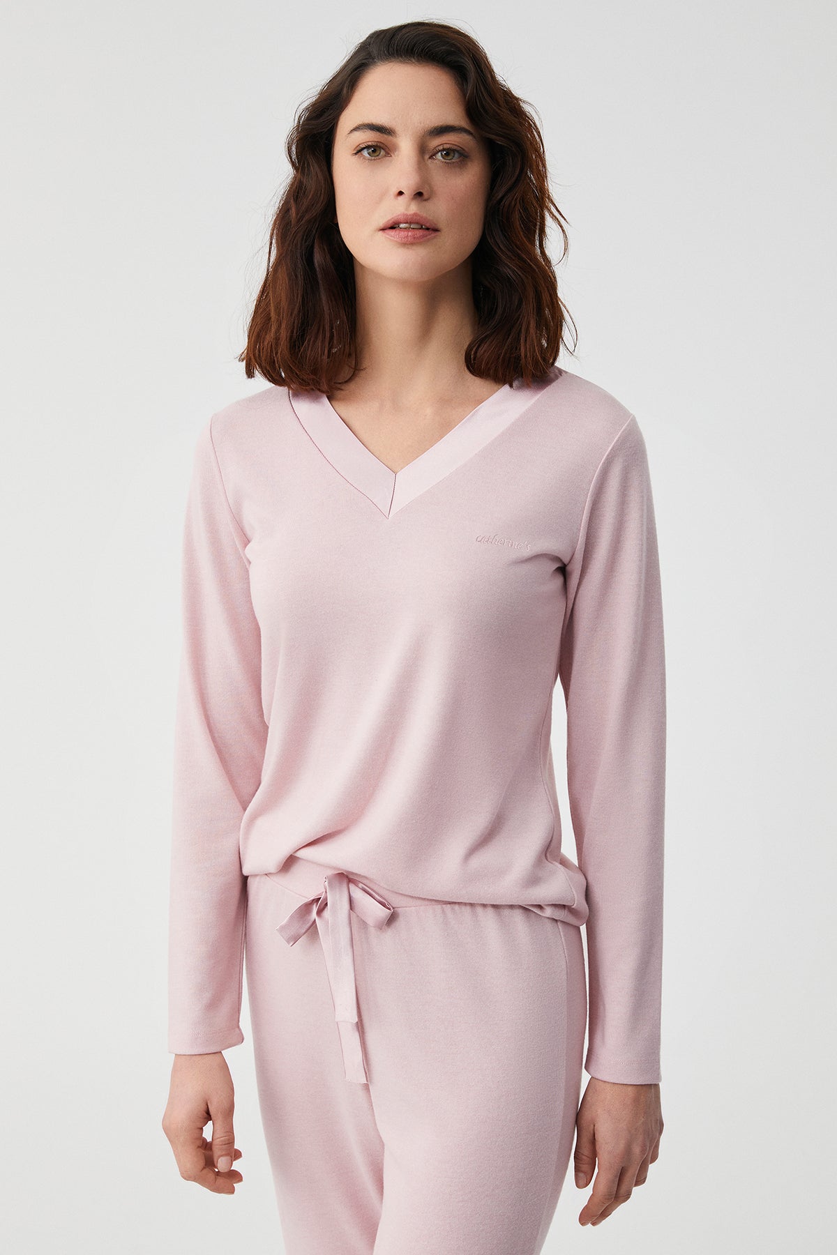 Pivoine Rosée - Pyjama 2 Pcs - Tendresse poétique et romance lumineuse