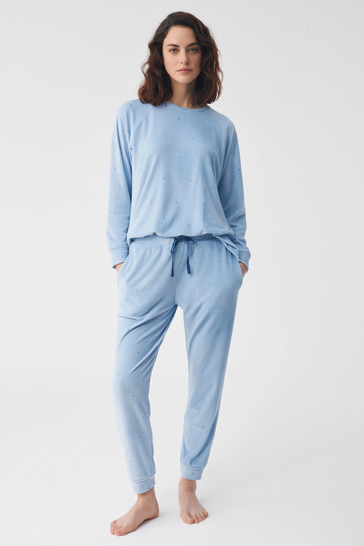 Brume d’Hortensia - Ensemble 2 Pcs - Douceur nuageuse et confort apaisant