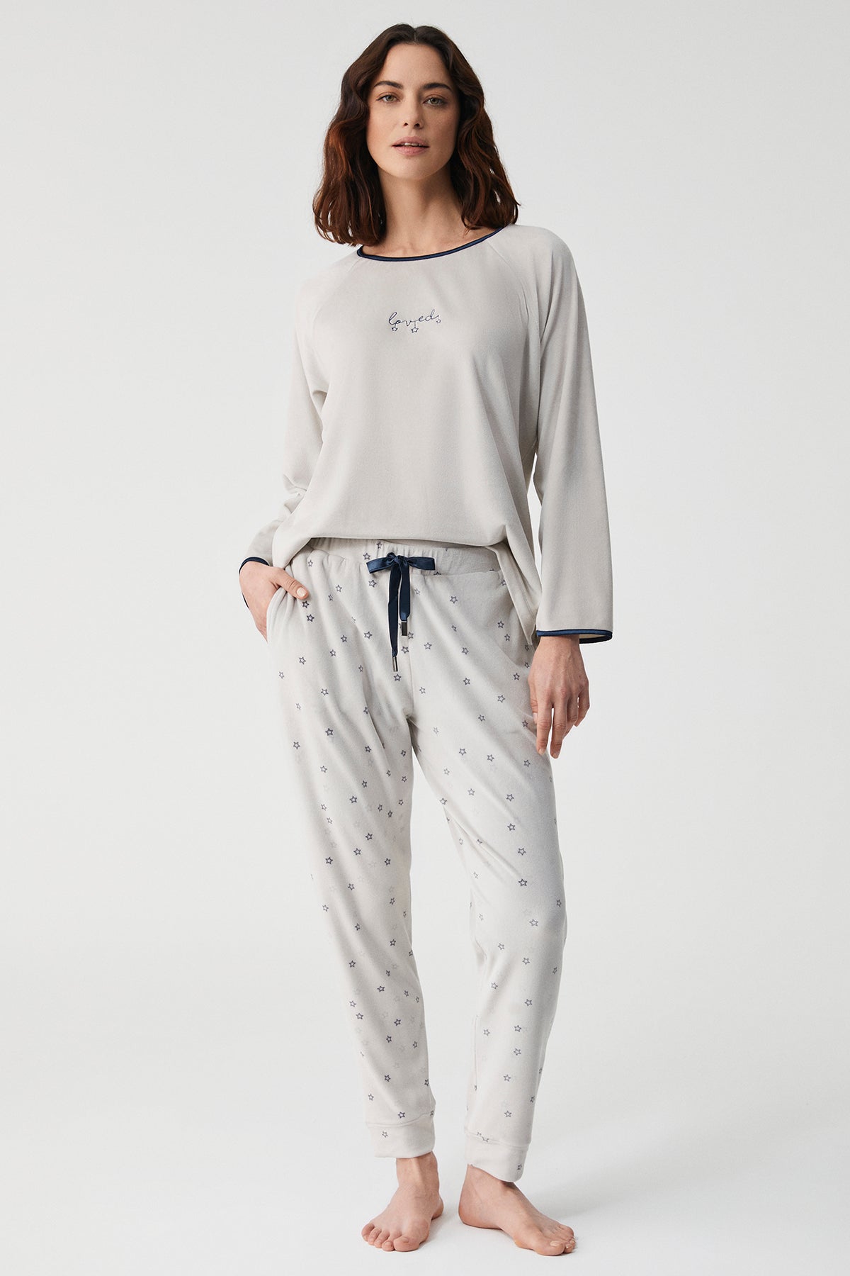 Étoile de Jasmin - Ensemble 2 Pcs -  Sérénité étoilée et élégance pure