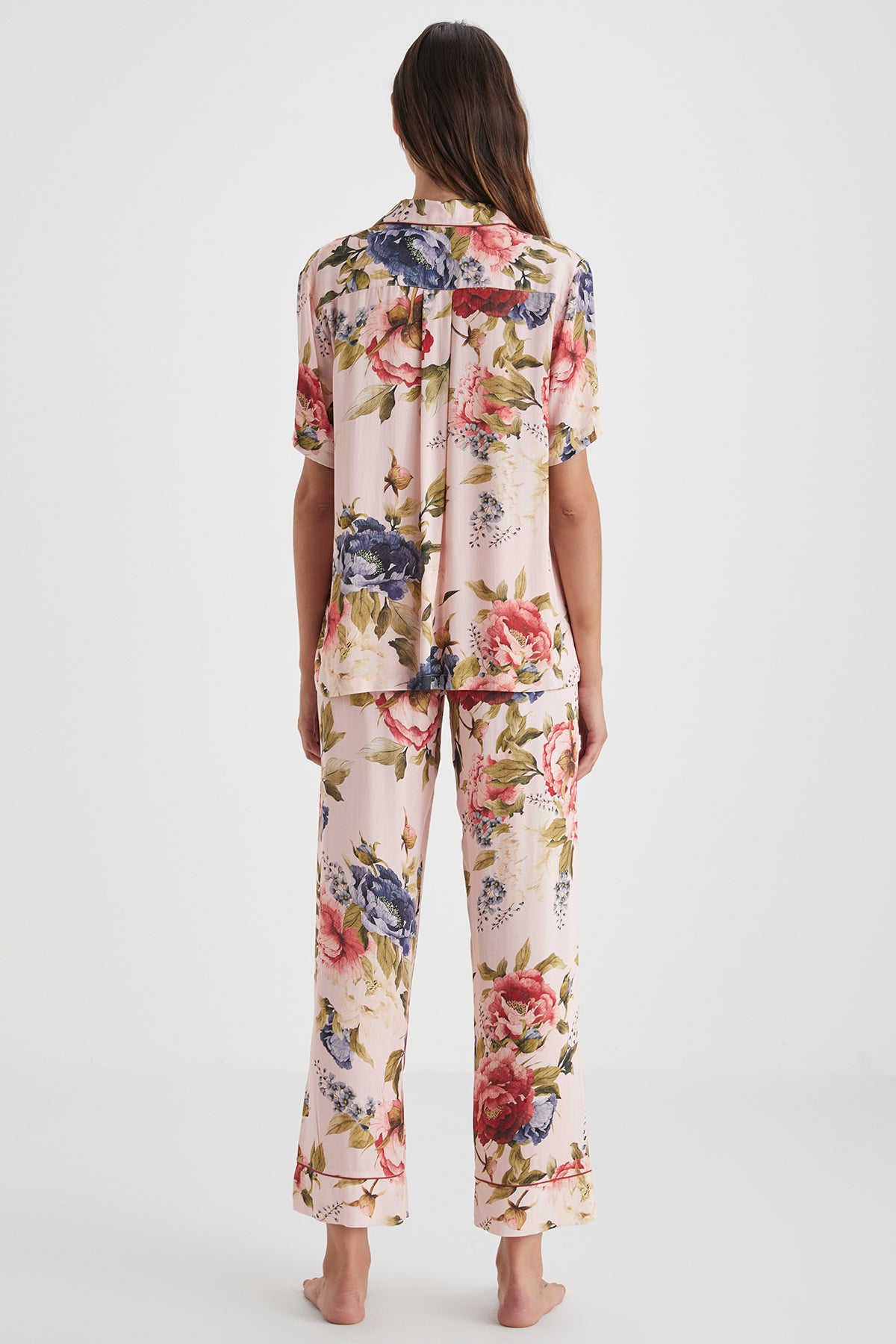 Jardin d’Été - Pyjama boutonné - Fraîcheur florale et élégance naturelle