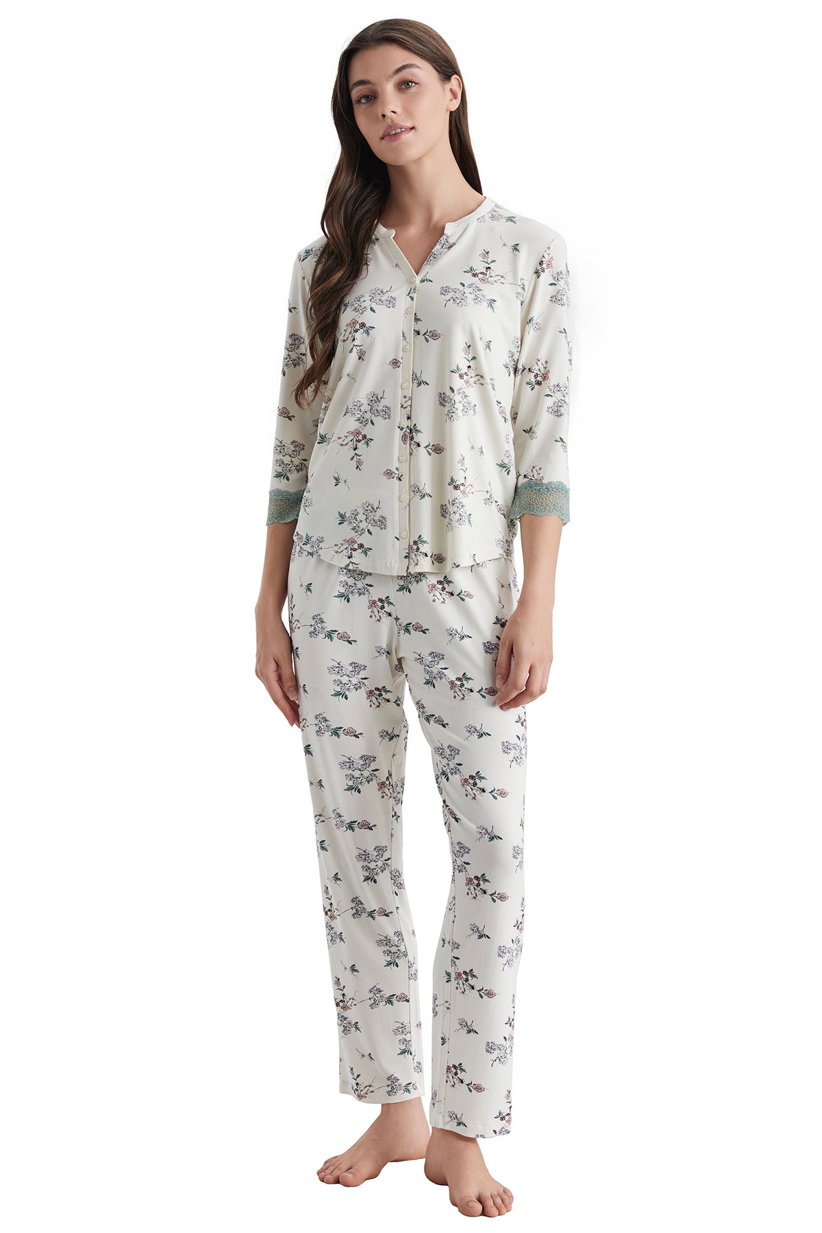 Nuage de Fleurs - Emsemble 2Pcs -Simplicité élégante et douceur mousseuse