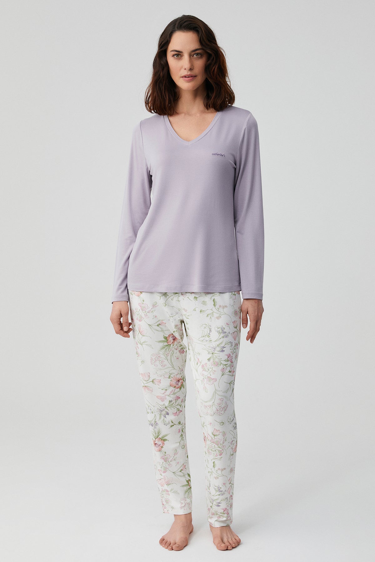 Violette Enchantée - Ensemble 2 Pcs - Romantique floral et tendre poétique