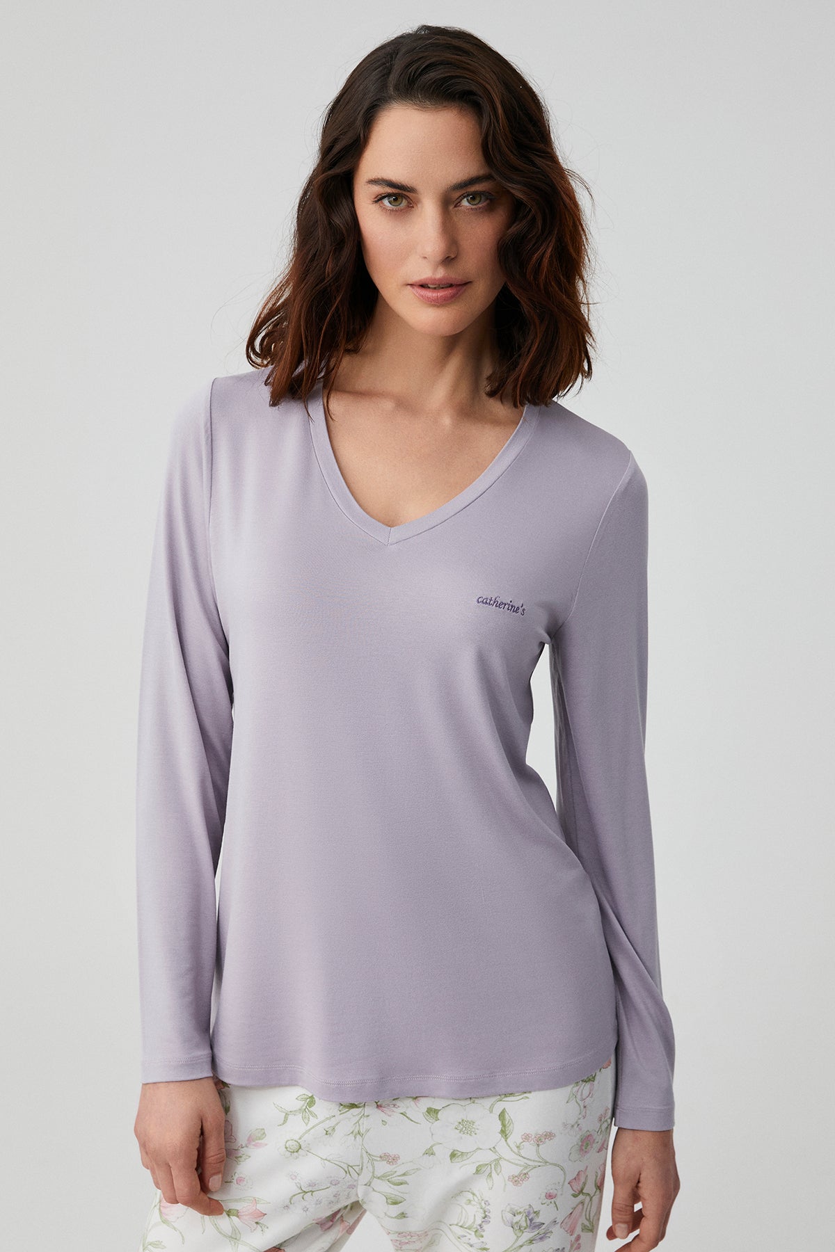 Violette Enchantée - Ensemble 2 Pcs - Romantique floral et tendre poétique