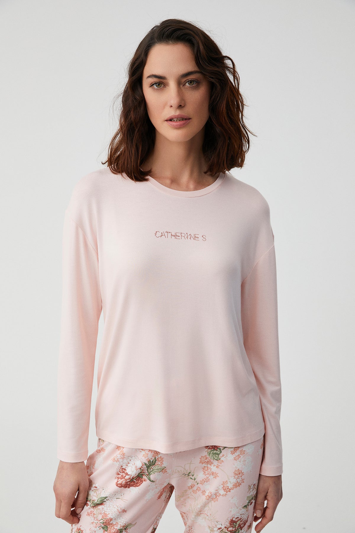 Rose Évanescente - Pyjama 2 Pcs- Grâce aérienne et sensualité feutrée