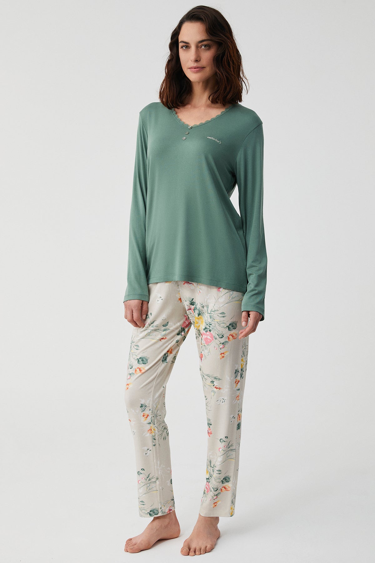 Églantine du Matin- Ensemble 2 Pcs- Fraîcheur tendre et sérénité en fleurs
